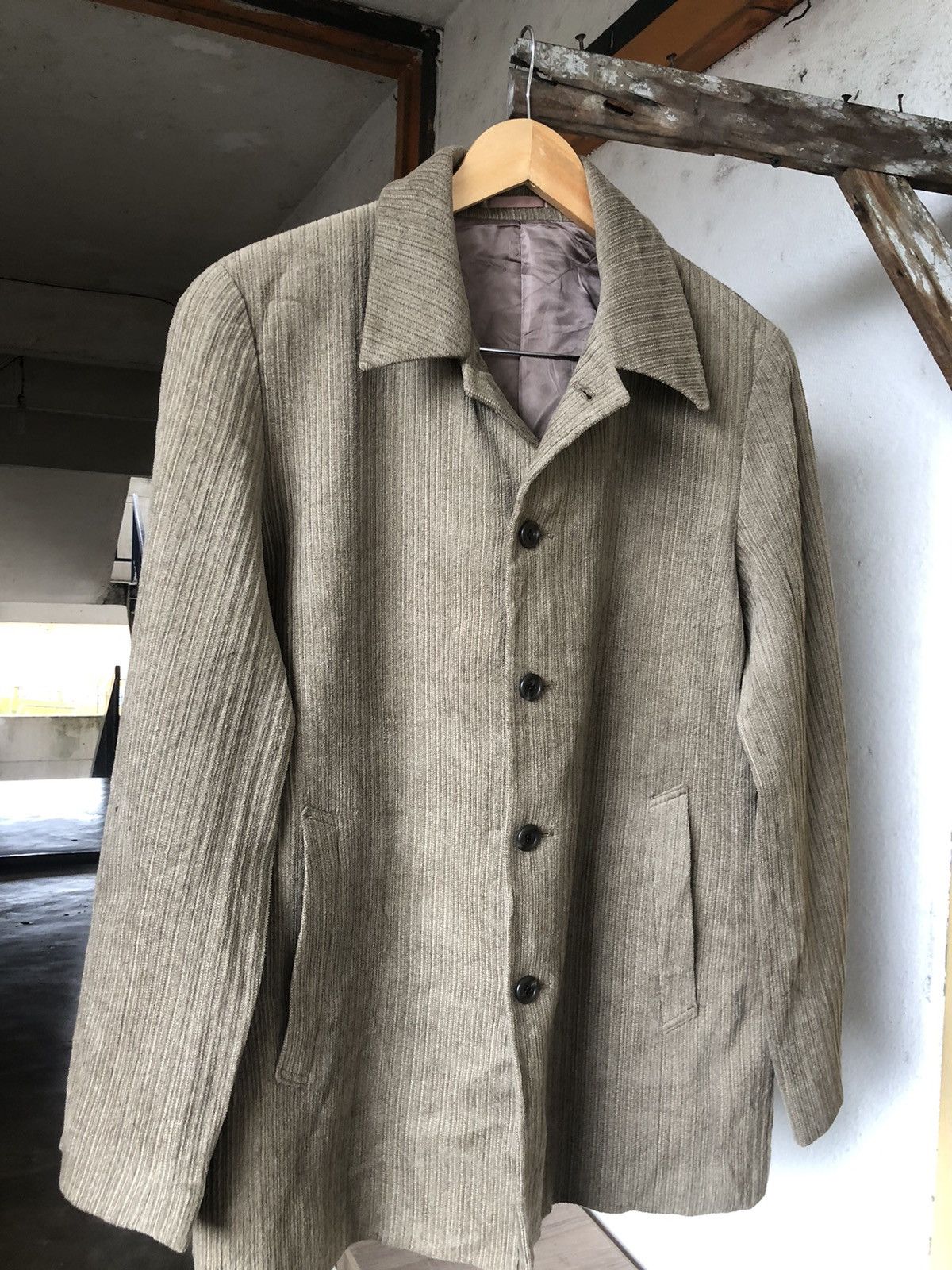Issey Miyake Vintage Tete Homme by Issey Miyake Corduroy Jacket Size US M / EU 48-50 / 2 - 8 Thumbnail