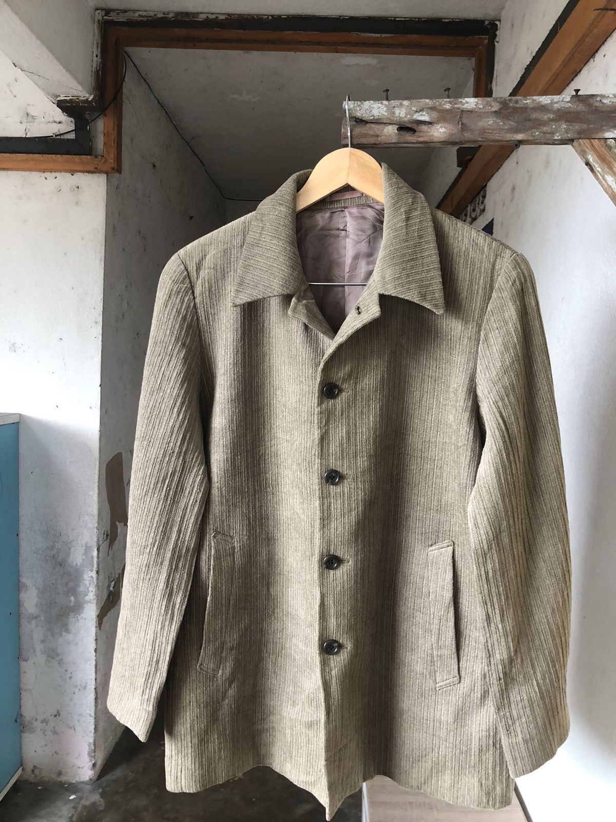 Issey Miyake Vintage Tete Homme by Issey Miyake Corduroy Jacket Size US M / EU 48-50 / 2 - 6 Thumbnail