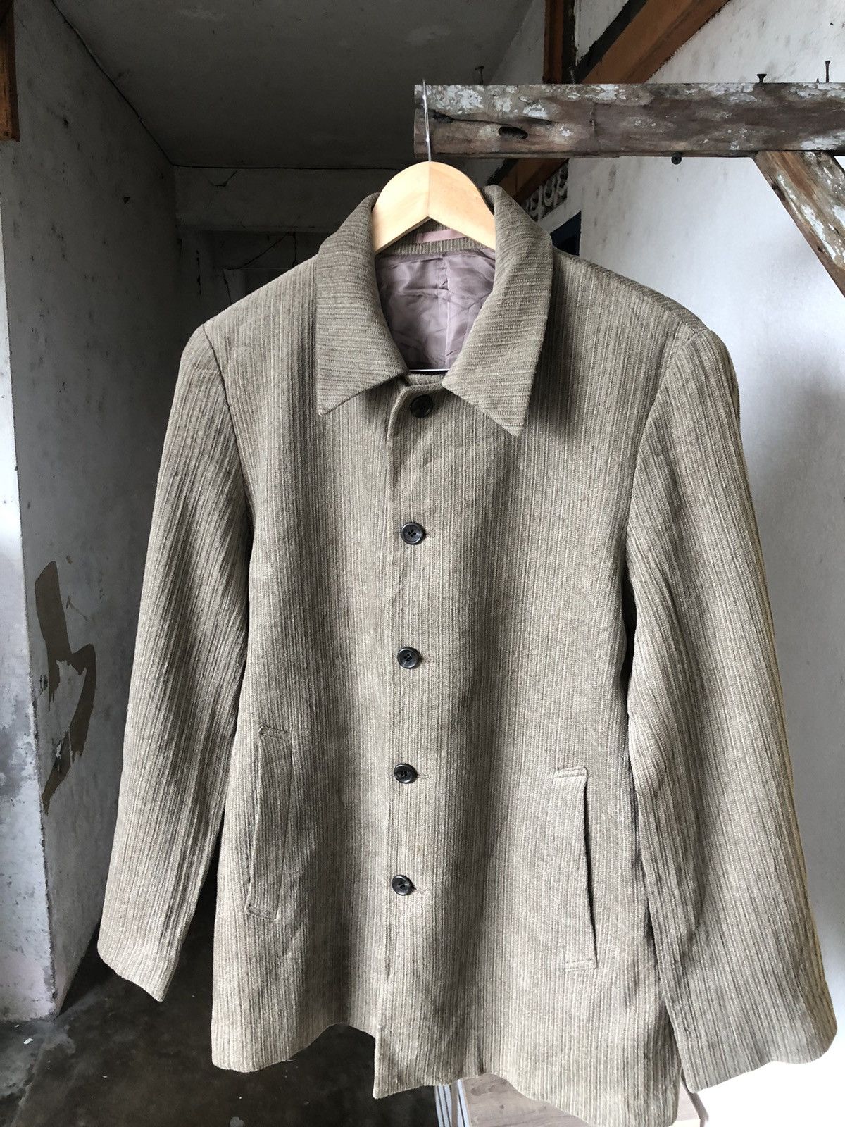 Issey Miyake Vintage Tete Homme by Issey Miyake Corduroy Jacket Size US M / EU 48-50 / 2 - 14 Thumbnail