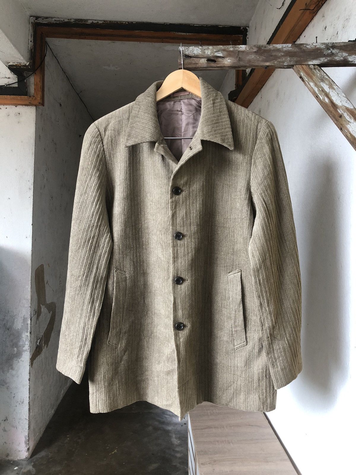 Issey Miyake Vintage Tete Homme by Issey Miyake Corduroy Jacket Size US M / EU 48-50 / 2 - 3 Thumbnail