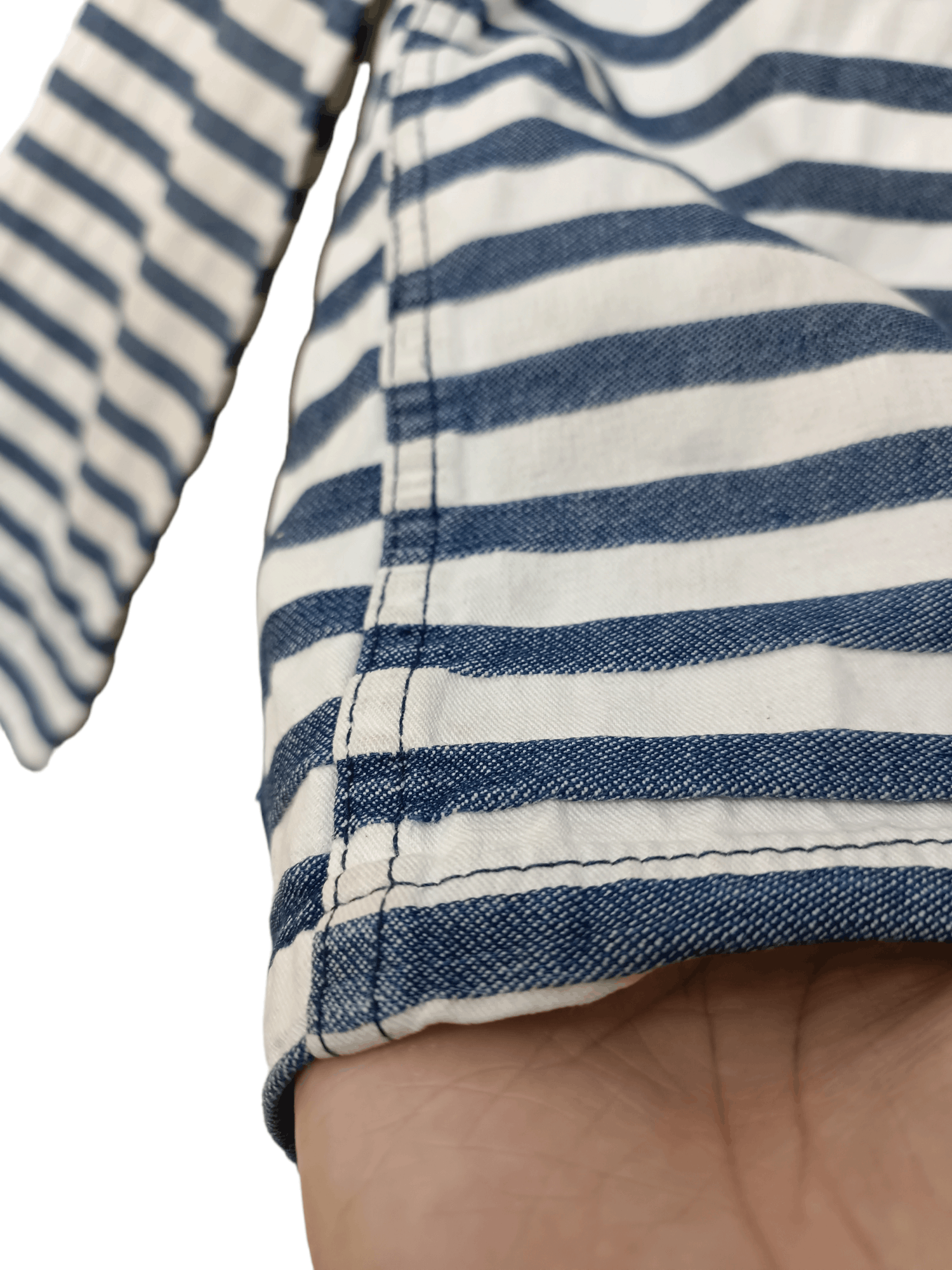 Japanese Brand Vintage prisoner striped jacket Size US L / EU 52-54 / 3 - 3 Thumbnail