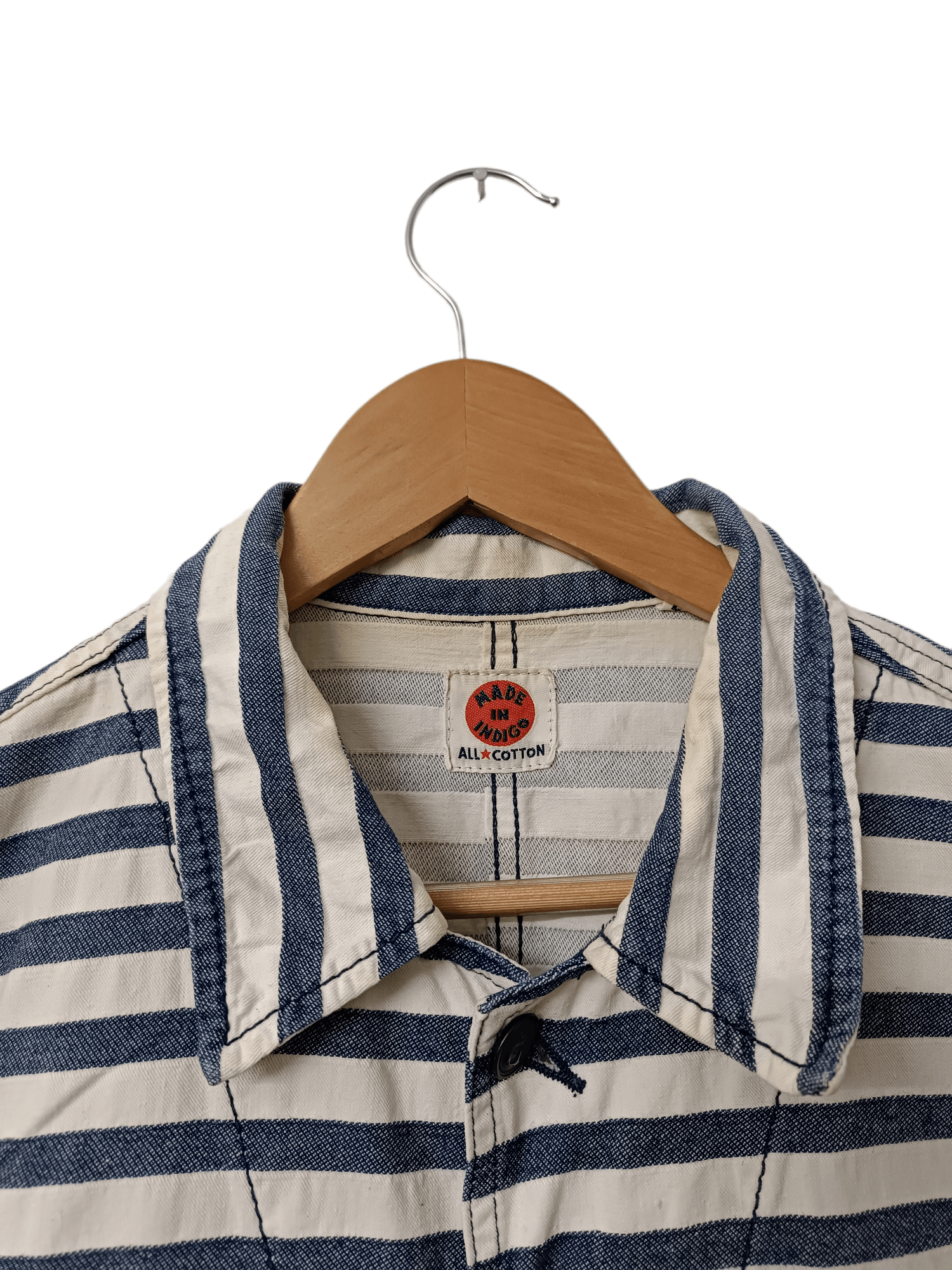 Japanese Brand Vintage prisoner striped jacket Size US L / EU 52-54 / 3 - 4 Thumbnail