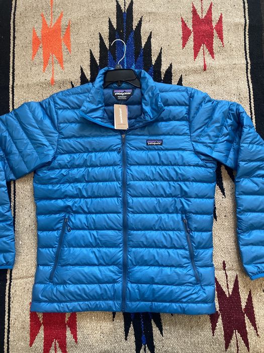 Patagonia down hotsell sweater balkan blue