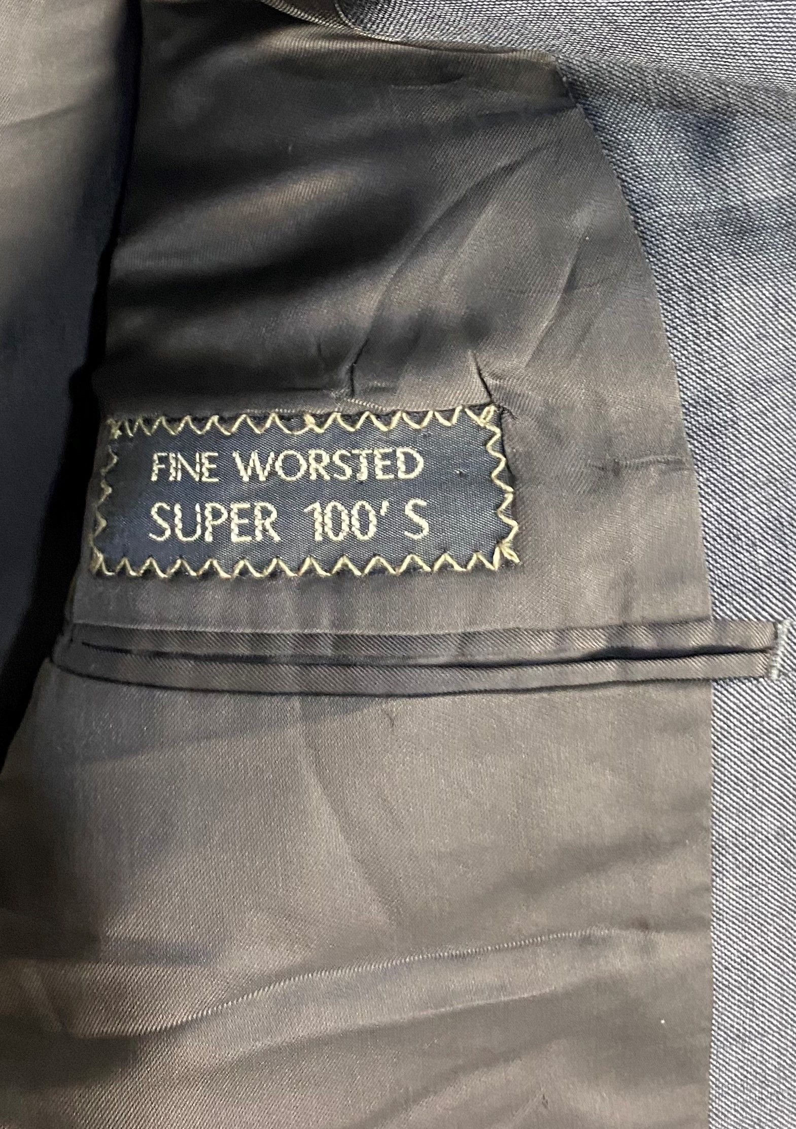 Ermenegildo Zegna 90s Vintage ERMENEGILDO ZEGNA Dark Grey Blazer M402 Size 48R - 8 Thumbnail