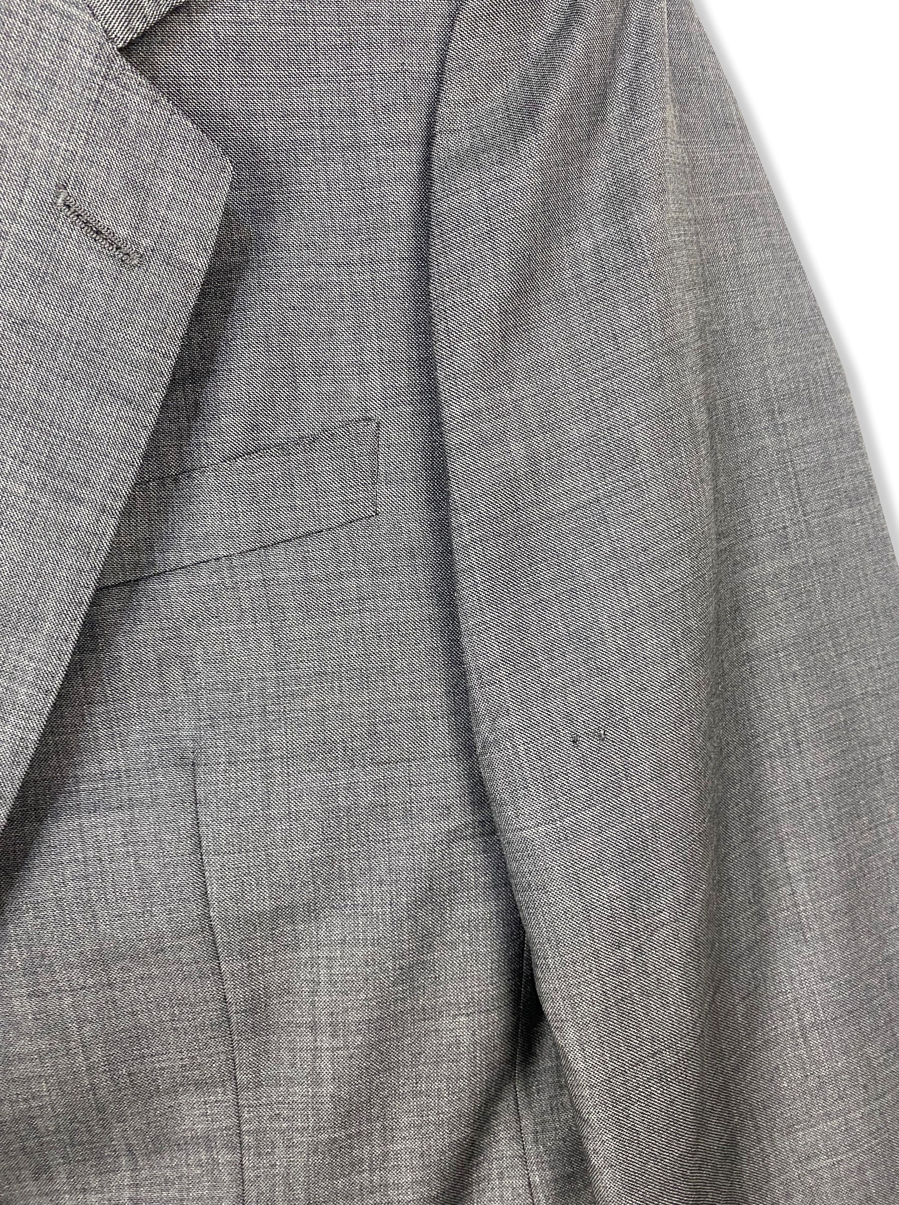 Ermenegildo Zegna 90s Vintage ERMENEGILDO ZEGNA Dark Grey Blazer M402 Size 48R - 11 Thumbnail