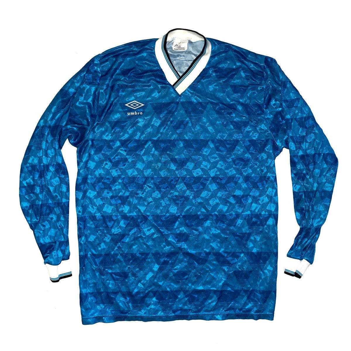 Umbro UMBRO VINTAGE 80S FOOTBALL SHIRT JERSEY LONGSLEEVE RETRO Size US L / EU 52-54 / 3 - 1 Thumbnail