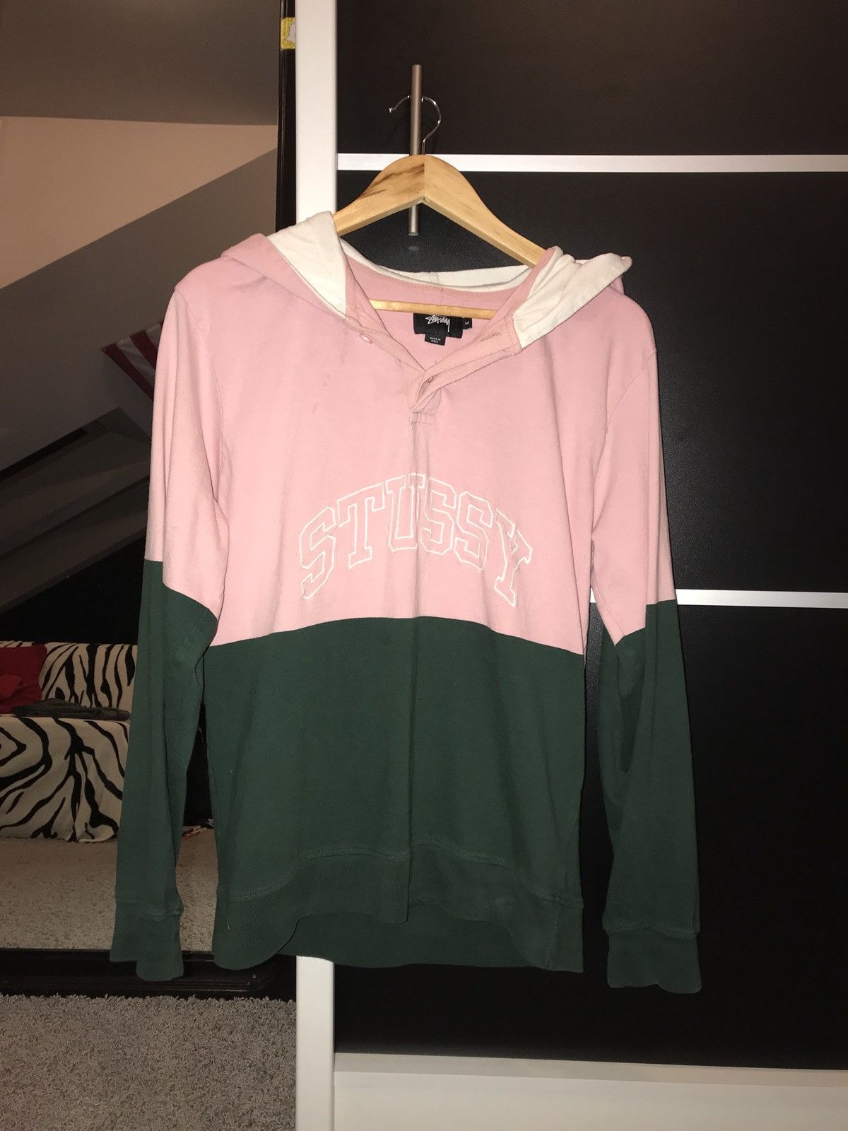 Stussy Pink Hoodie | Grailed