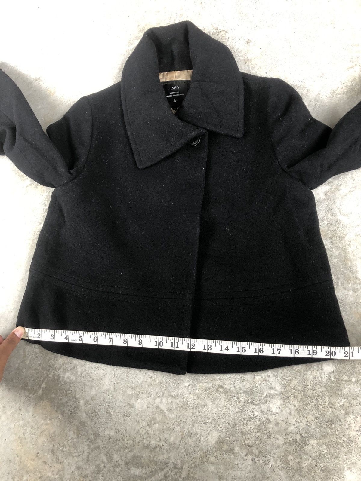 Yohji Yamamoto Japanese INED Cropped Jacket Wool Jacket Yohji Yamamoto Size US M / EU 48-50 / 2 - 13 Thumbnail