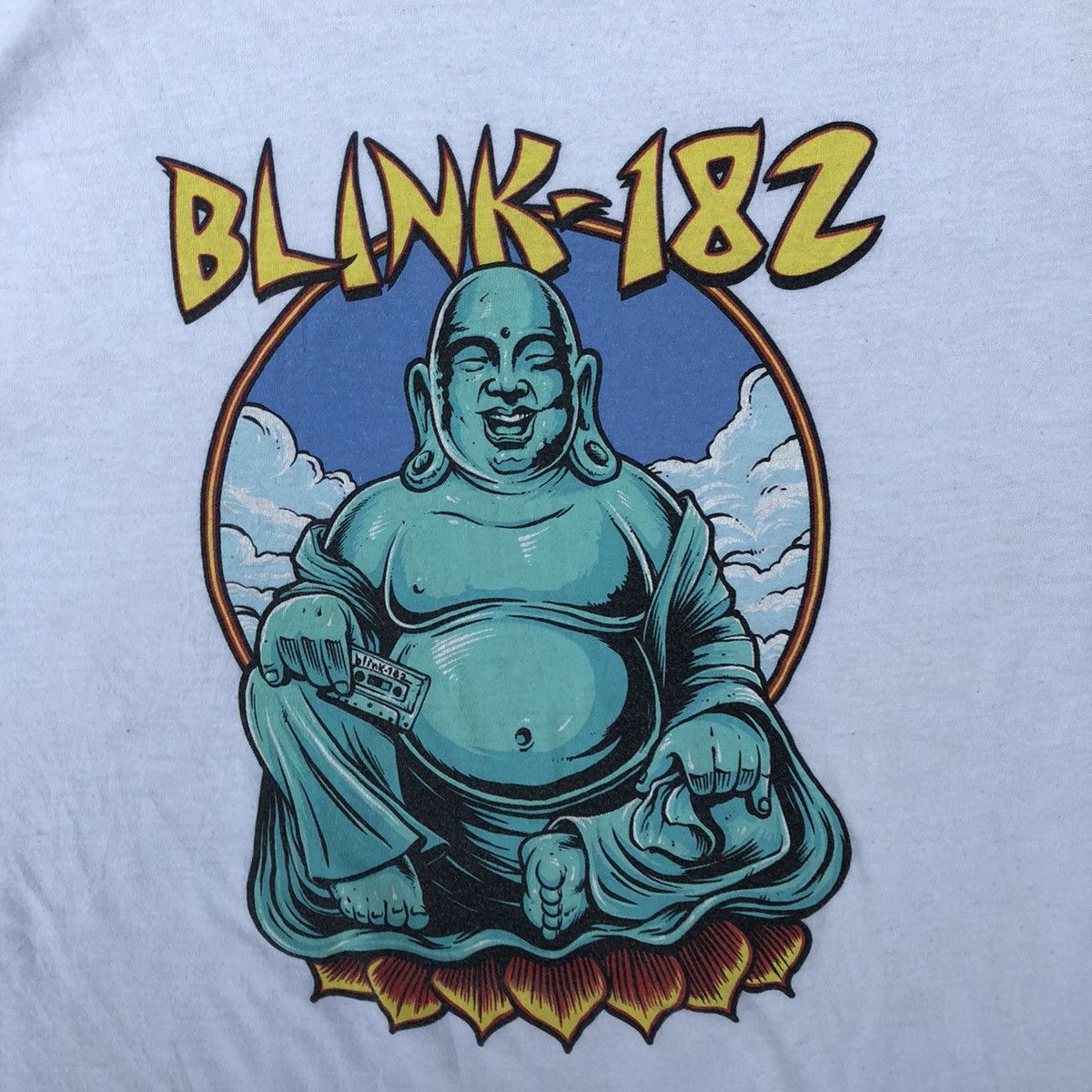 Band Tees × Vintage 🔥Rare🔥Vintage Blink 182 Pop Punk Band Buddha Promo Tee Size US M / EU 48-50 / 2 - 3 Thumbnail