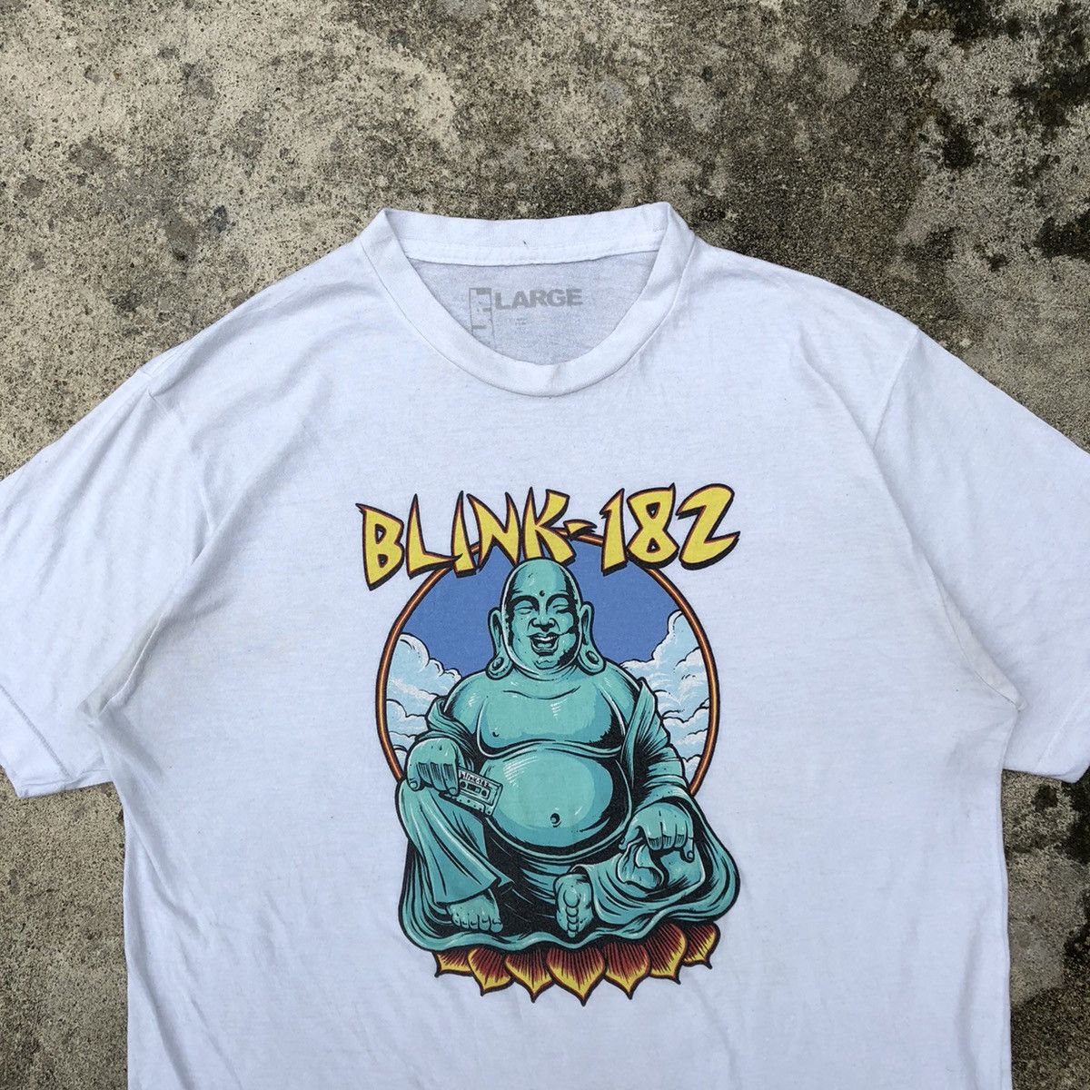 Band Tees × Vintage 🔥Rare🔥Vintage Blink 182 Pop Punk Band Buddha Promo Tee Size US M / EU 48-50 / 2 - 2 Thumbnail