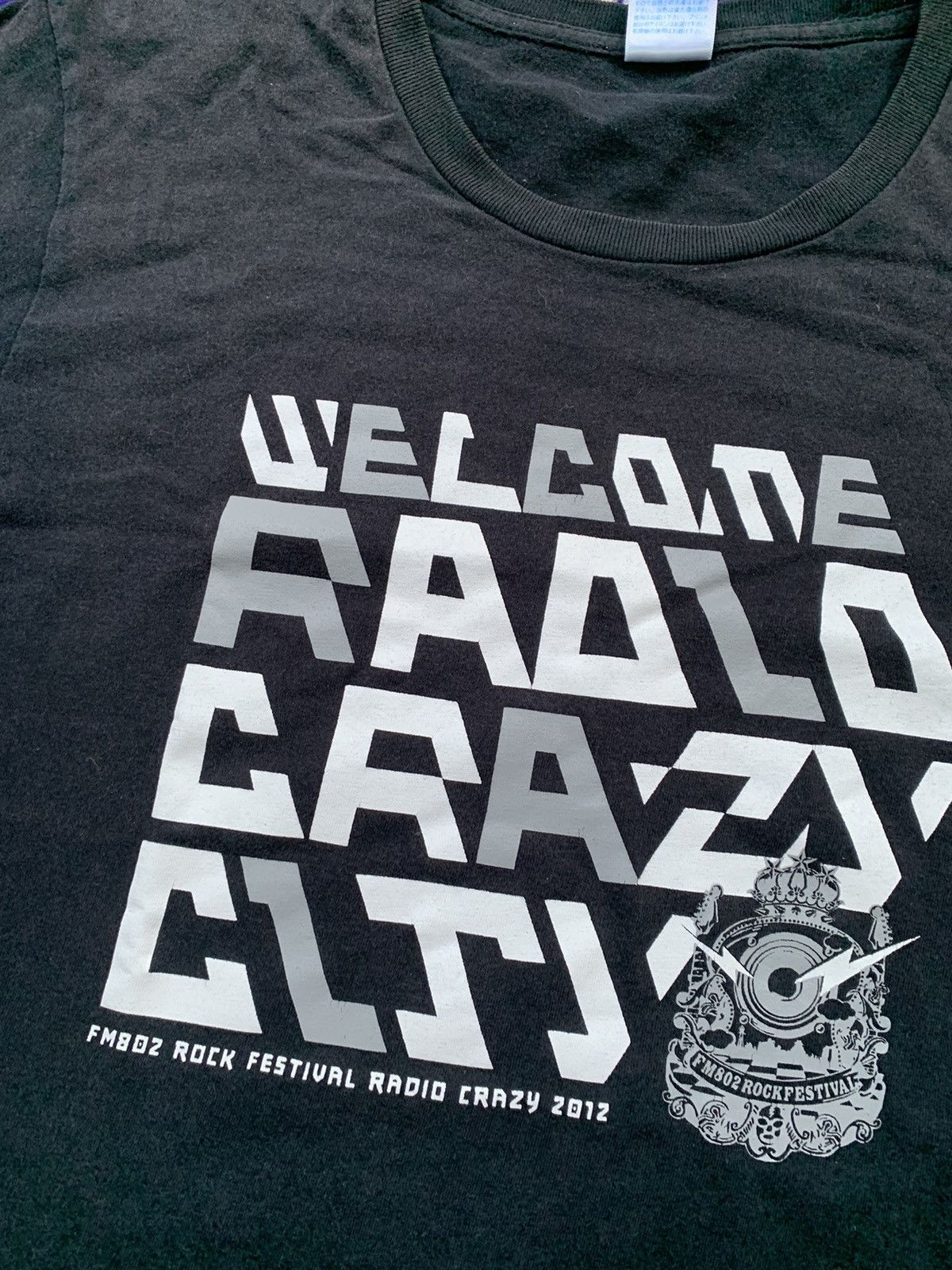 Band Tees Rock Festival Radio Crazy 2012 T-shirt Size US L / EU 52-54 / 3 - 3 Thumbnail
