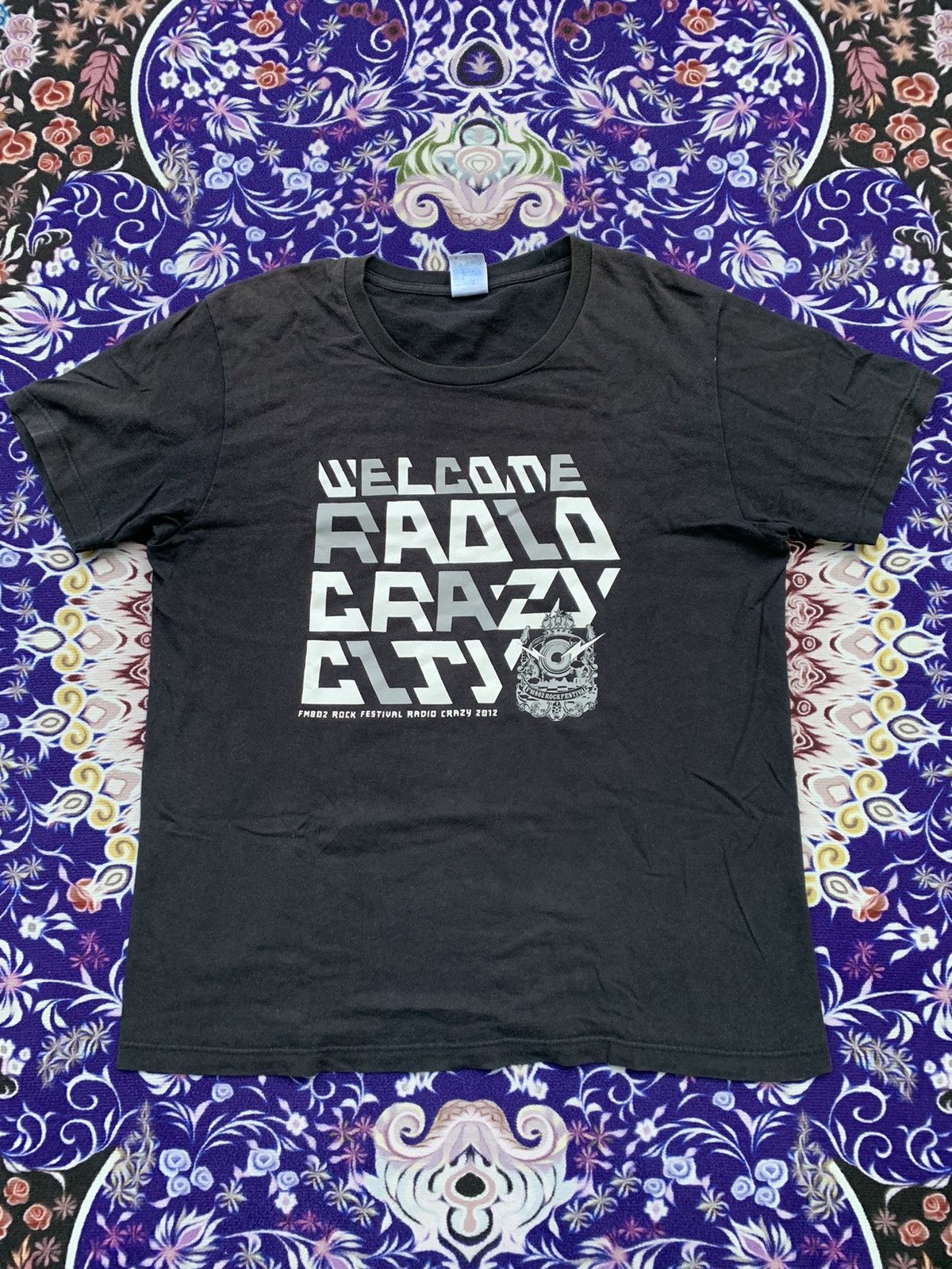 Band Tees Rock Festival Radio Crazy 2012 T-shirt Size US L / EU 52-54 / 3 - 1 Thumbnail