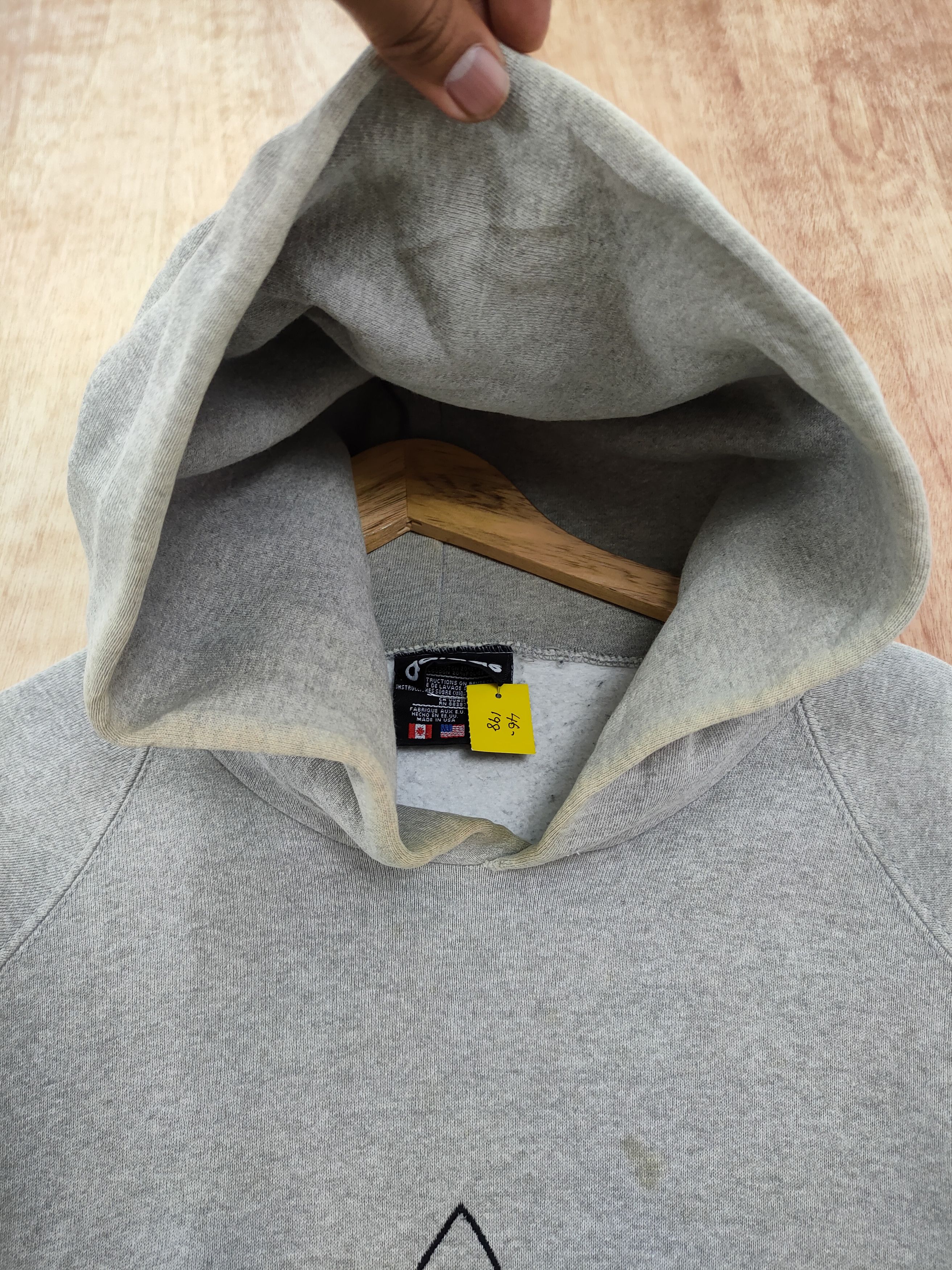 Adidas Adidas big logo sweatshirt hoodie vintage vtg #46-198 Size US M / EU 48-50 / 2 - 7 Thumbnail