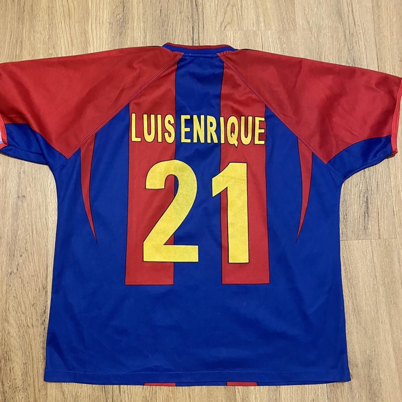 21 Luis Enrique FC Barcelona Football La Liga Shirt Home