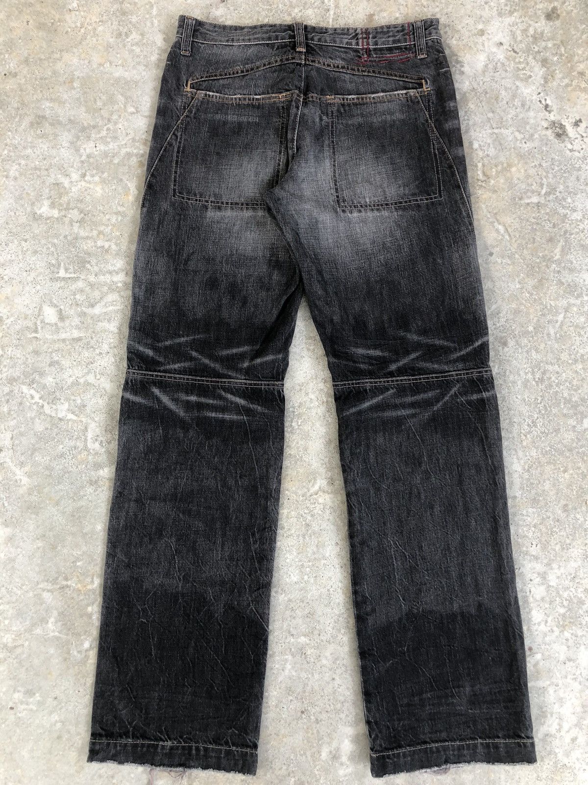 Marithe + Francois Girbaud Marithe Francois Gerbaud Distressed Jeans Size US 32 / EU 48 - 2 Thumbnail