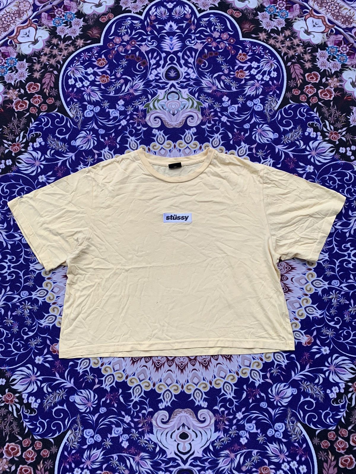 Stussy Stussy Center Logo Crop Tops Size M / US 6-8 / IT 42-44 - 1 Thumbnail