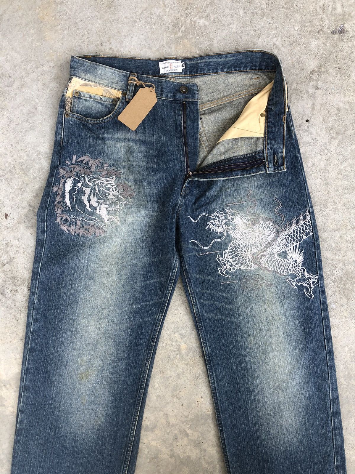 Karakuri Tamashii Karakuri Tamashii Embroidered Jeans Size US 34 / EU 50 - 3 Thumbnail