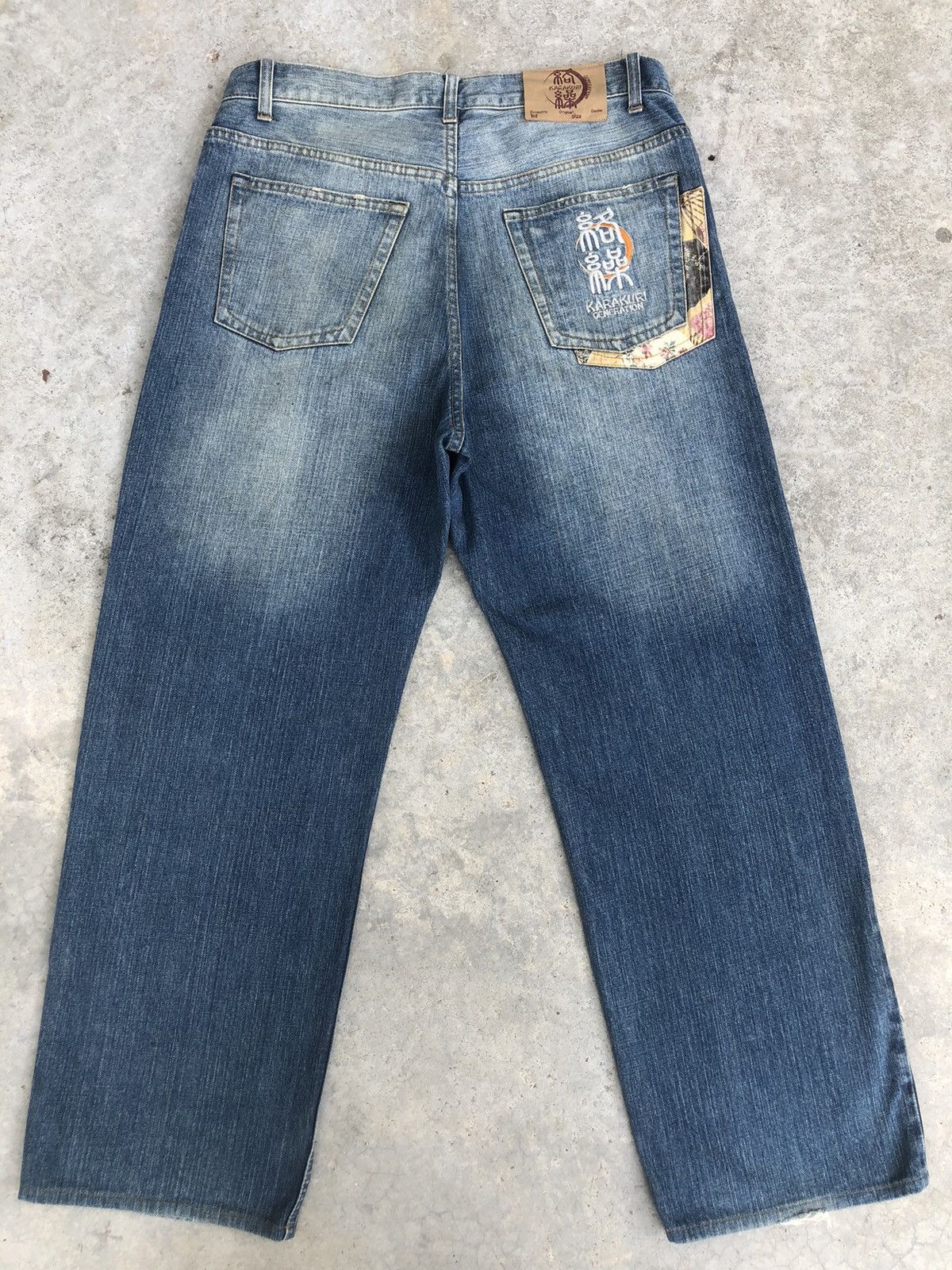 Karakuri Tamashii Karakuri Tamashii Embroidered Jeans Size US 34 / EU 50 - 2 Thumbnail
