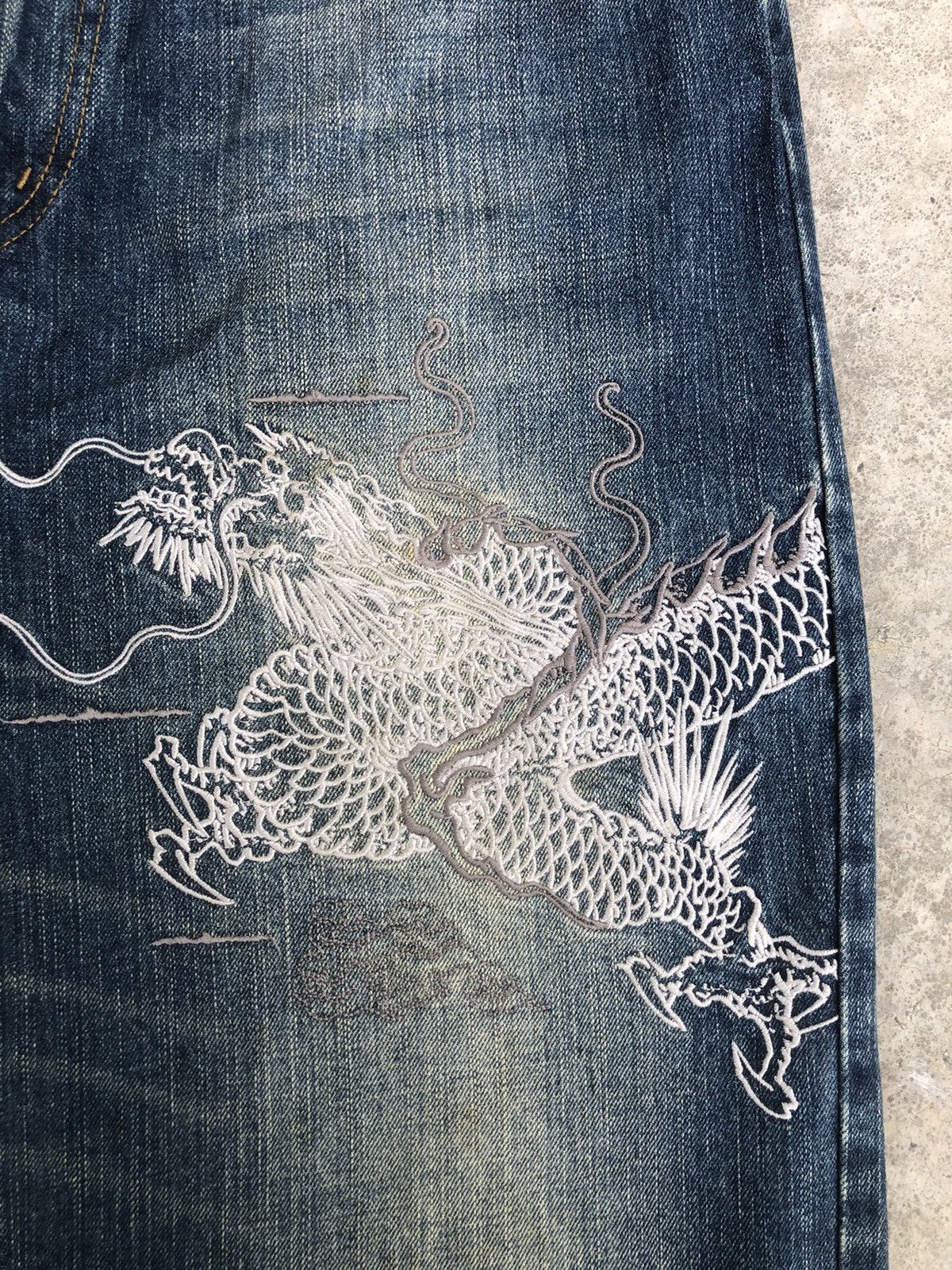 Karakuri Tamashii Karakuri Tamashii Embroidered Jeans Size US 34 / EU 50 - 10 Thumbnail