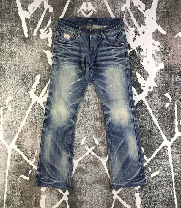 Japanese Brand Japanese Brand DPSR Jeans Flare Denim KJ2334 | Grailed