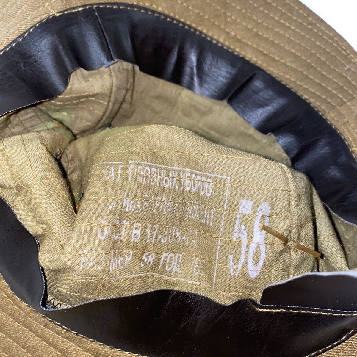 Japanese Brand × Vintage 1988 AFGHANISTAN WAR ARMY KHAKI BOONIE BUCKET HAT Size ONE SIZE - 4 Thumbnail