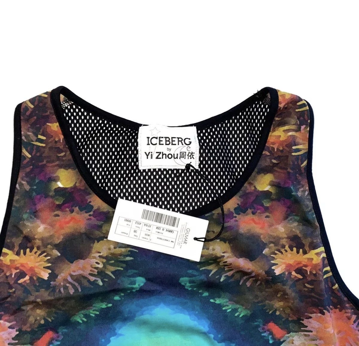 Iceberg × Japanese Brand ICEBERG BY YI ZHOU AUTHENTIC WOMEN'S TANK / SIZE 38 Size S / US 4 / IT 40 - 2 Thumbnail