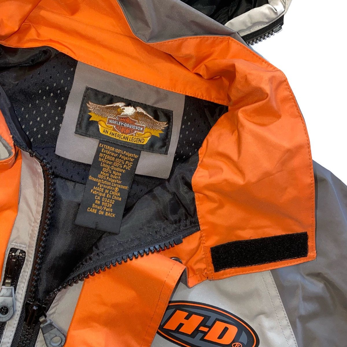 Harley Davidson × Vintage VINTAGE HARLEY DAVIDSON MOTORCYCLES REFLECTIVE JACKET / S Size US S / EU 44-46 / 1 - 5 Thumbnail