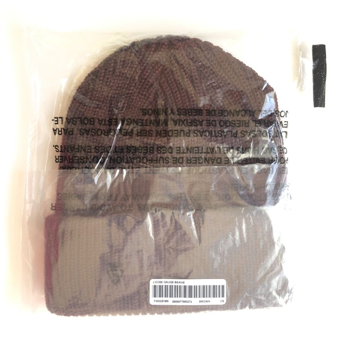 Supreme FW22 Loose Gauge Beanie BROWN Size ONE SIZE - 3 Thumbnail