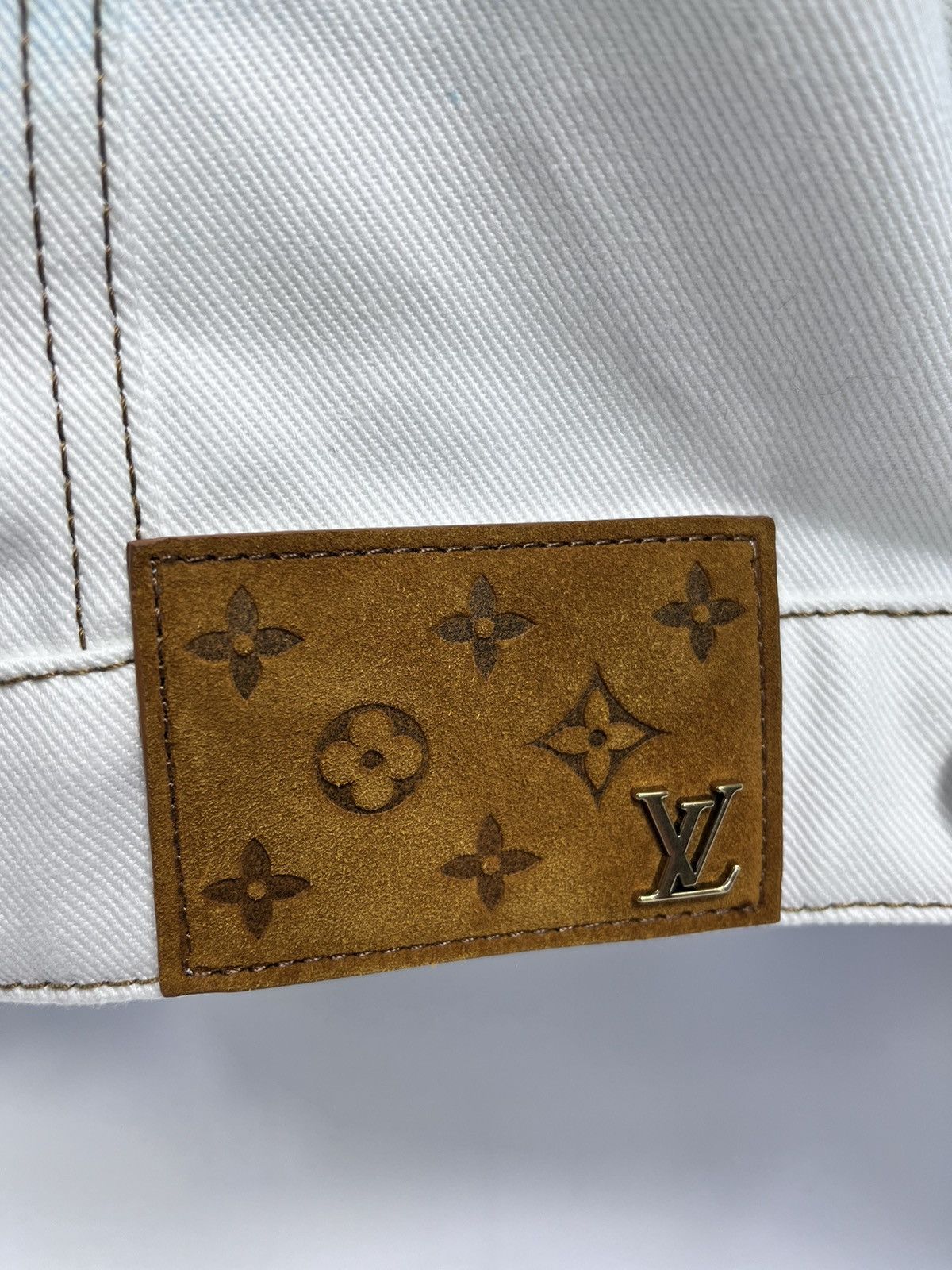 Louis Vuitton LOUIS VUITTON SPRAY DENIM JACKET SIZE: 56 fits XXL Size US XXL / EU 58 / 5 - 5 Thumbnail