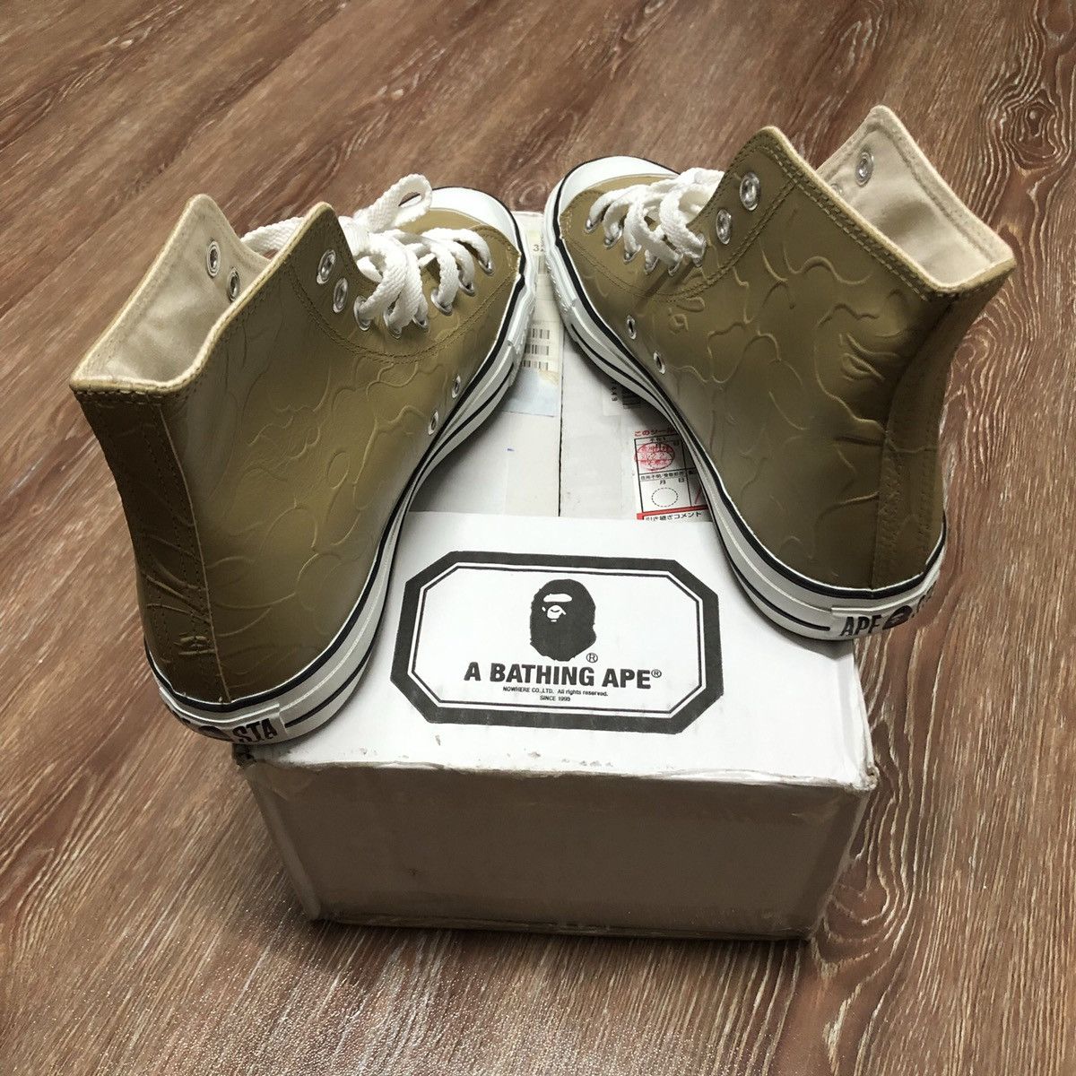 Bape BAPE SHOES HIGH CUT FULL LEATHER Size US 8.5 / EU 41-42 - 3 Thumbnail
