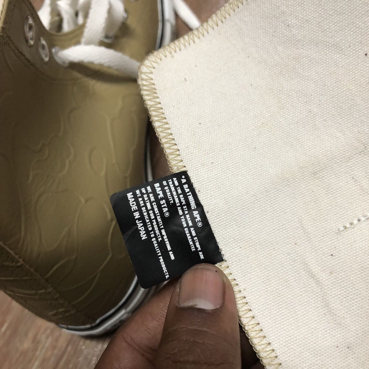 Bape BAPE SHOES HIGH CUT FULL LEATHER Size US 8.5 / EU 41-42 - 8 Thumbnail