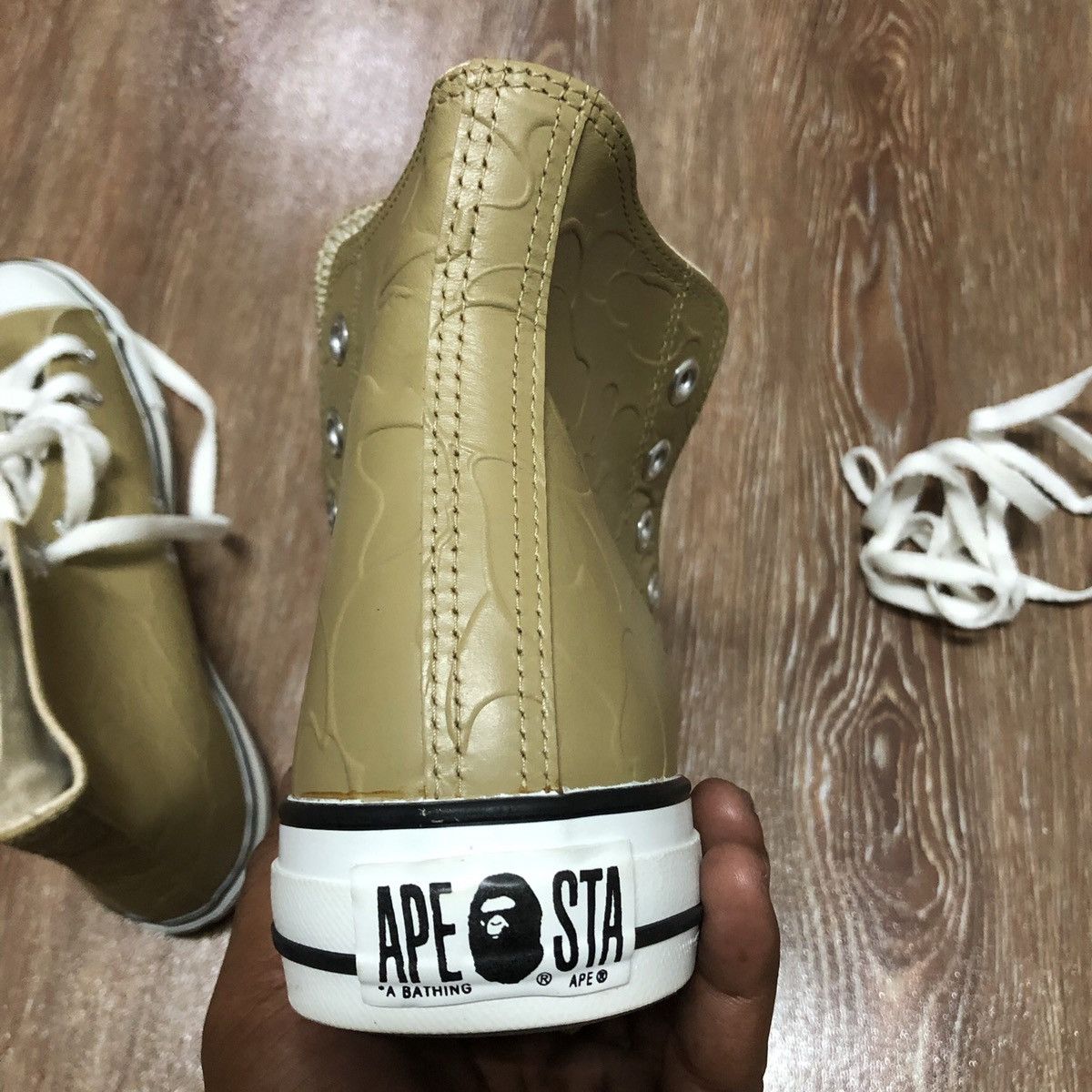 Bape BAPE SHOES HIGH CUT FULL LEATHER Size US 8.5 / EU 41-42 - 13 Thumbnail