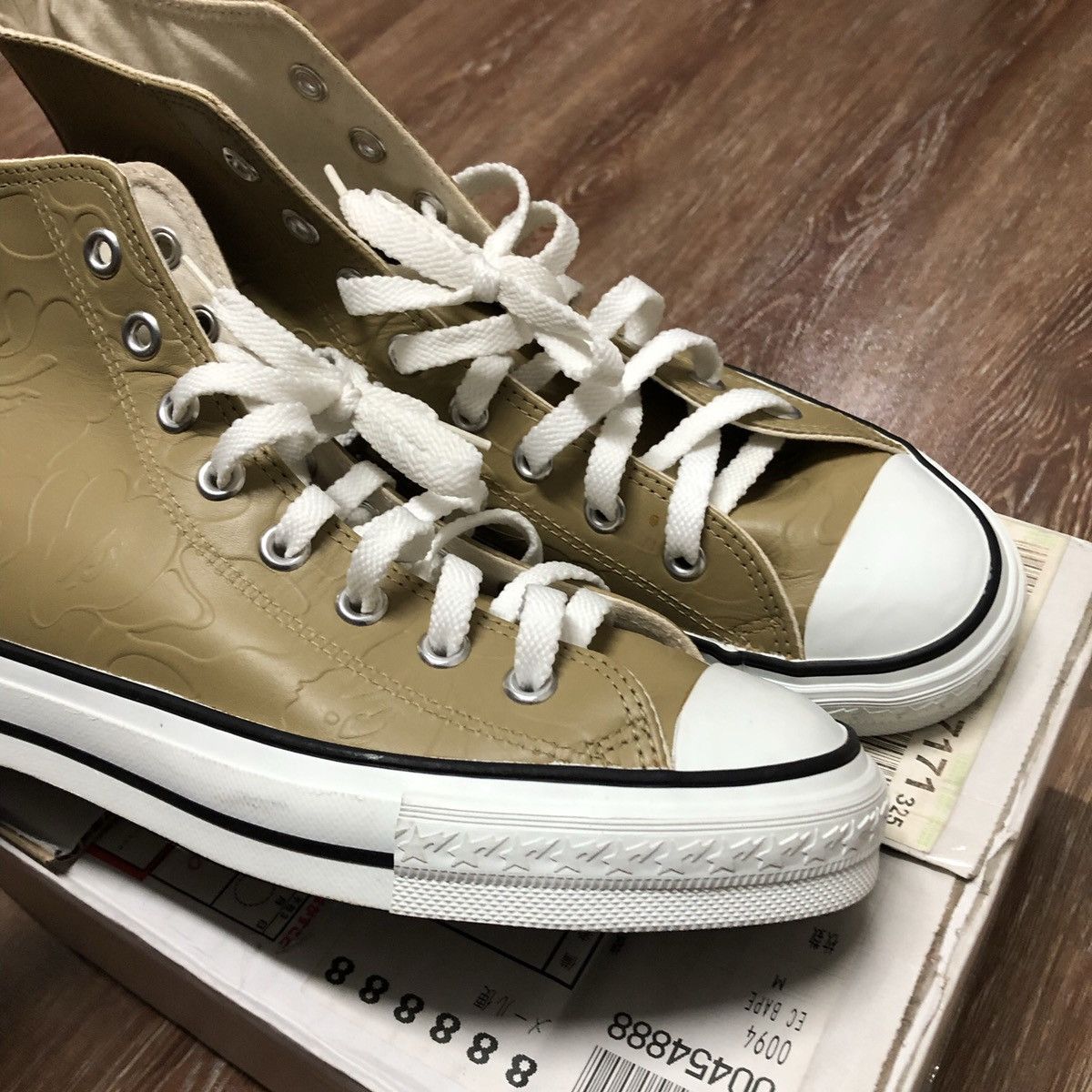 Bape BAPE SHOES HIGH CUT FULL LEATHER Size US 8.5 / EU 41-42 - 4 Thumbnail