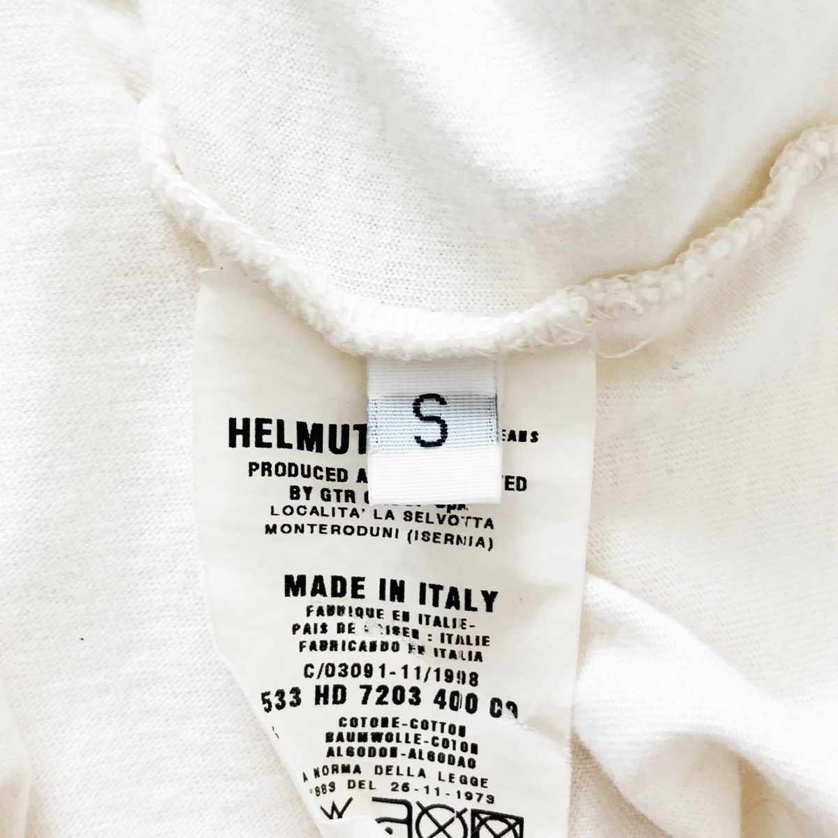 Helmut Lang Helmut Lang, SS98 Painter T-Shirt Size US S / EU 44-46 / 1 - 5 Thumbnail