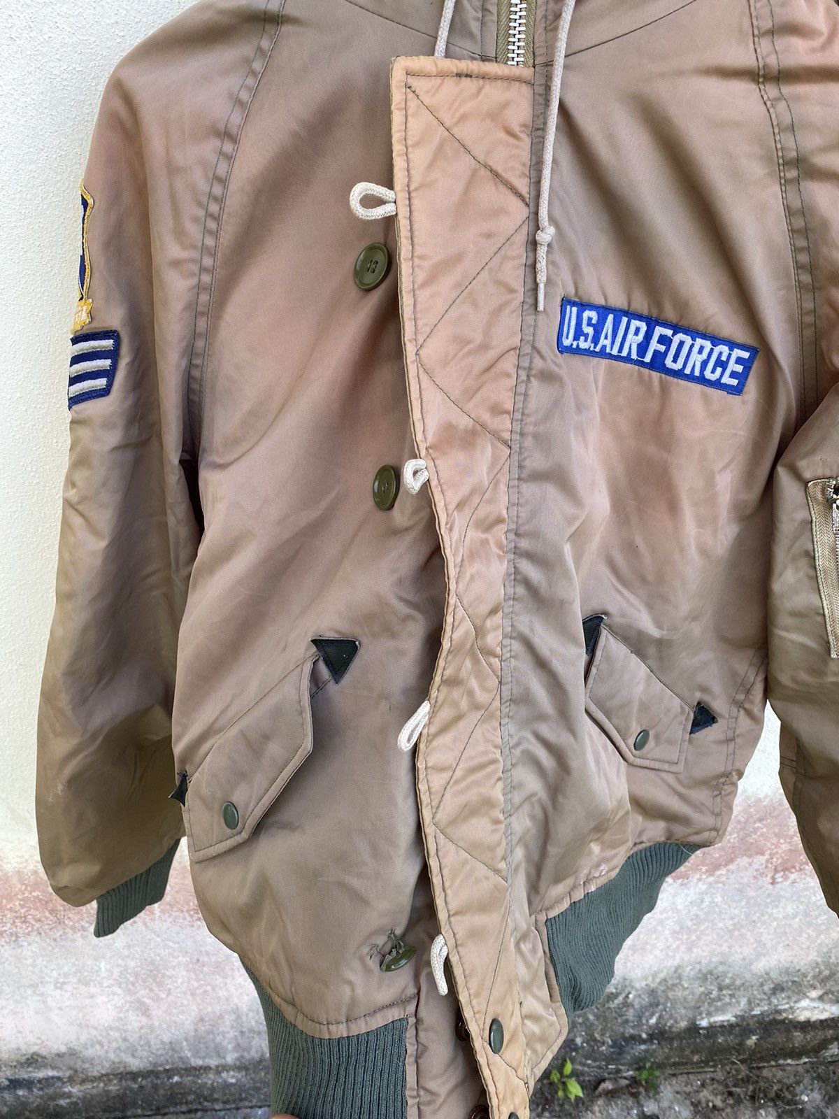 Vintage 💥Bomber Jacket Us Air Force Size US M / EU 48-50 / 2 - 3 Thumbnail