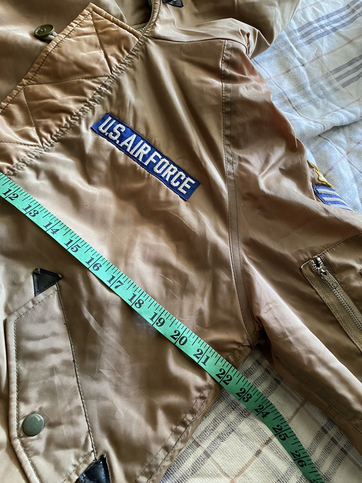 Vintage 💥Bomber Jacket Us Air Force Size US M / EU 48-50 / 2 - 11 Thumbnail