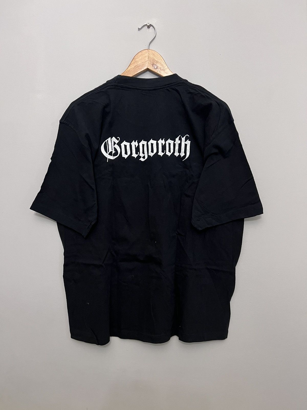 Band Tees Rare Vintage 90s Gorgoroth Black Metal Band Tshirt Size US XL / EU 56 / 4 - 2 Thumbnail