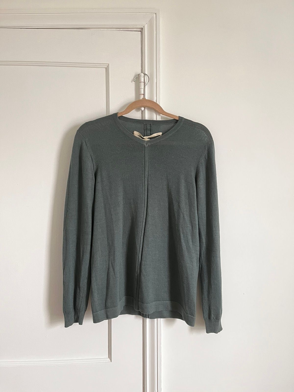 Pre-owned Rick Owens Aw2005 Moog Sweater In Green