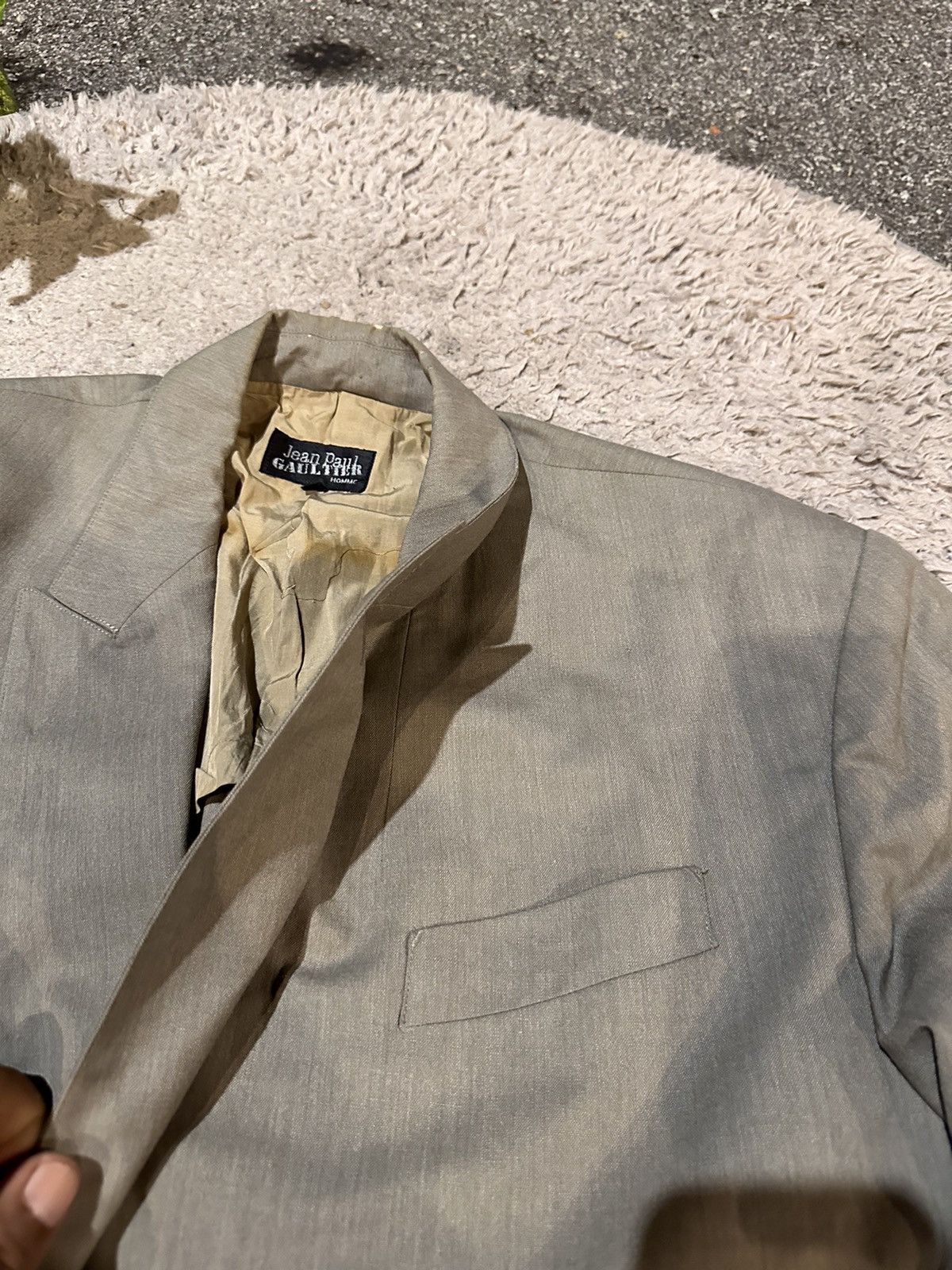 Vintage Jean Paul Gaultier Vintage Double Breasted Blazer Size 40L - 11 Thumbnail