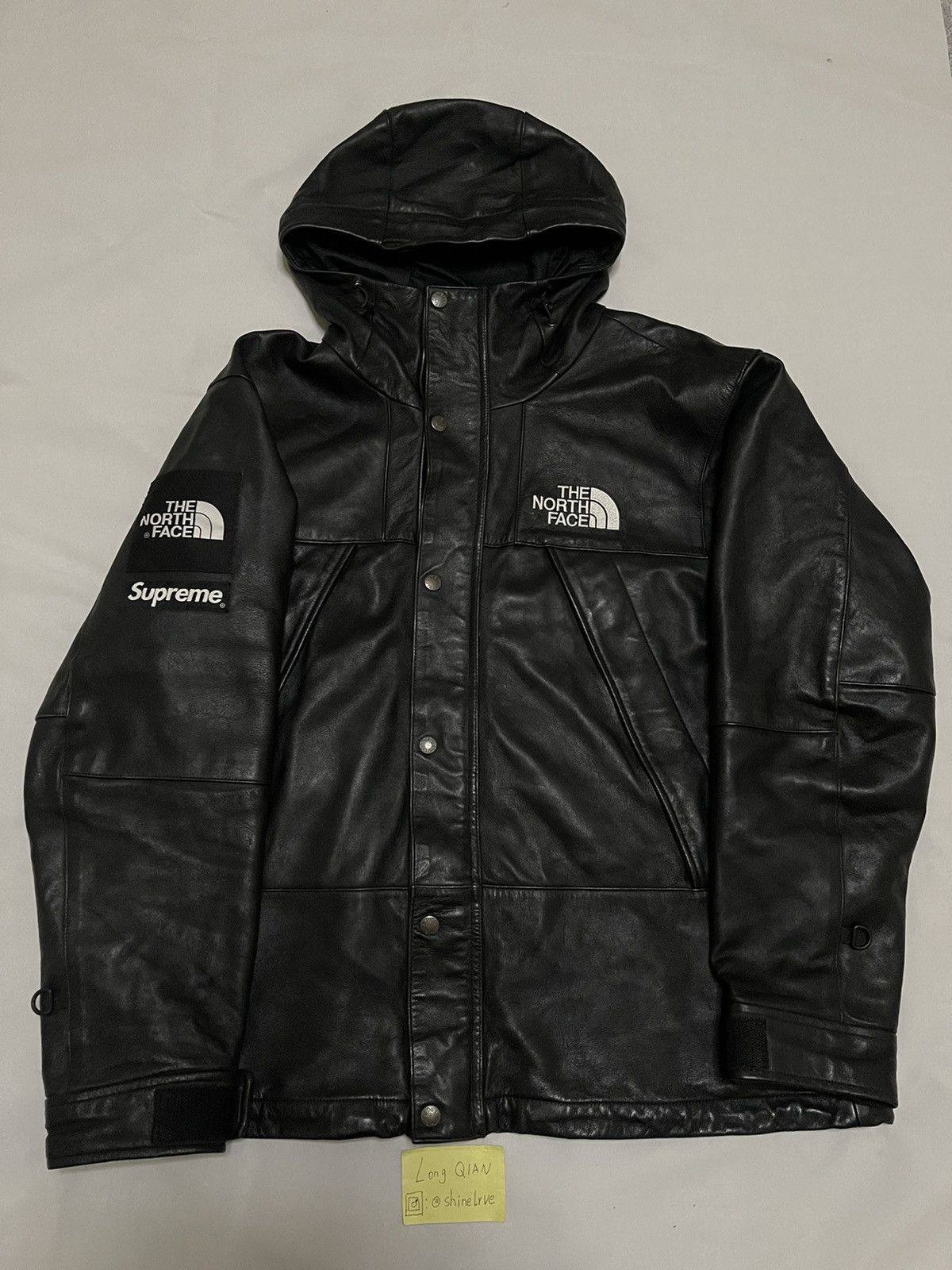 Supreme tnf leather online