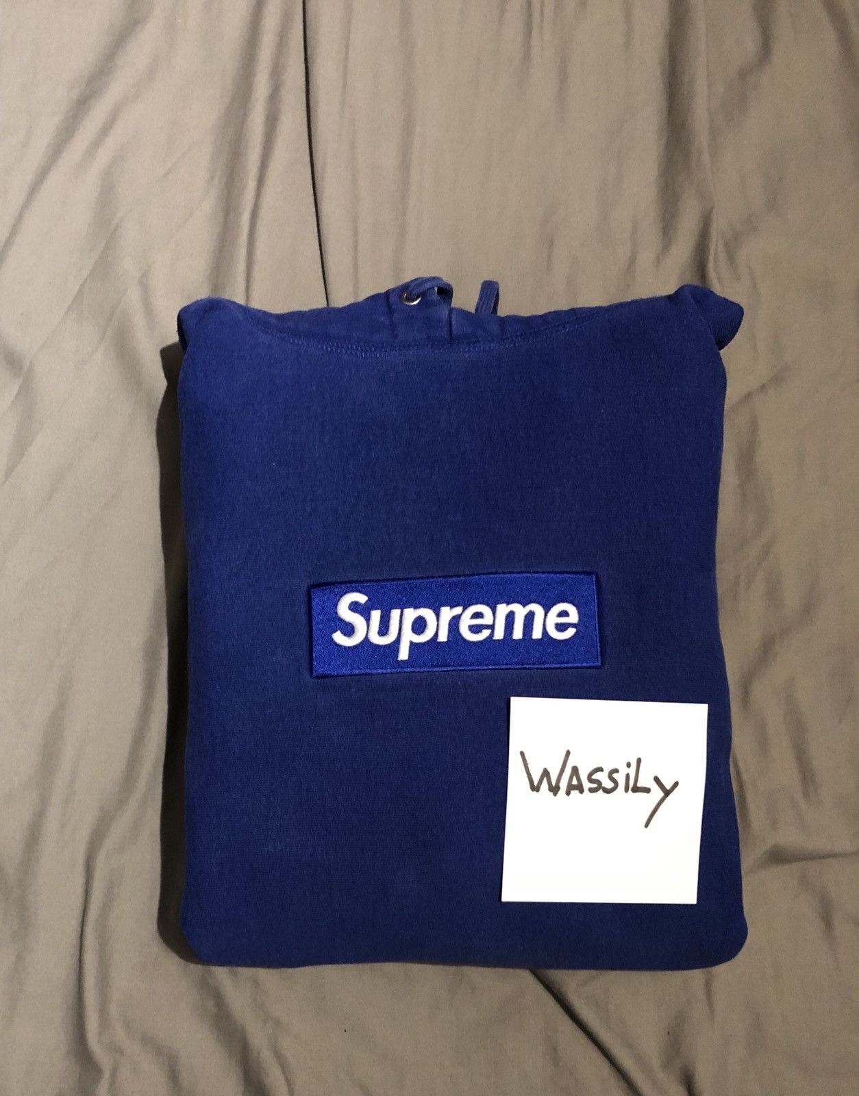 Supreme Royal Blue Box Logo Hoodie