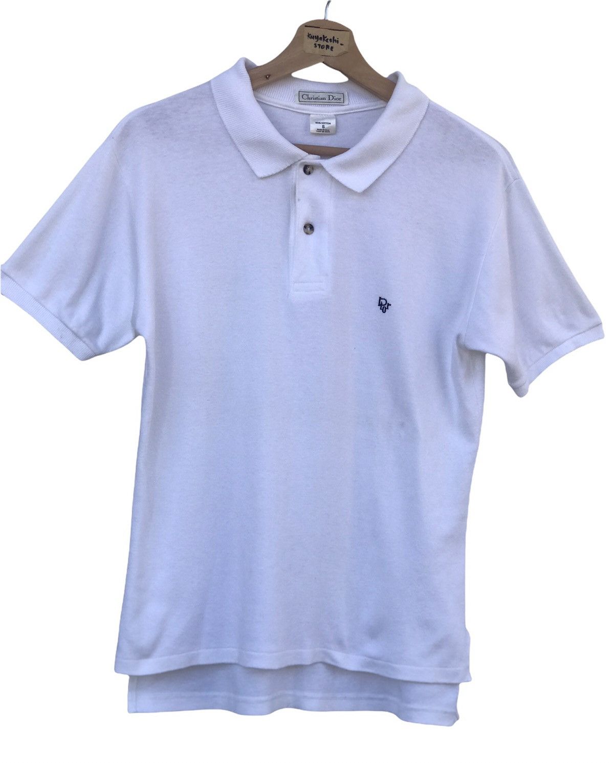 Christian Dior Monsieur Dior White Collar Shirt Size US S / EU 44-46 / 1 - 1 Thumbnail