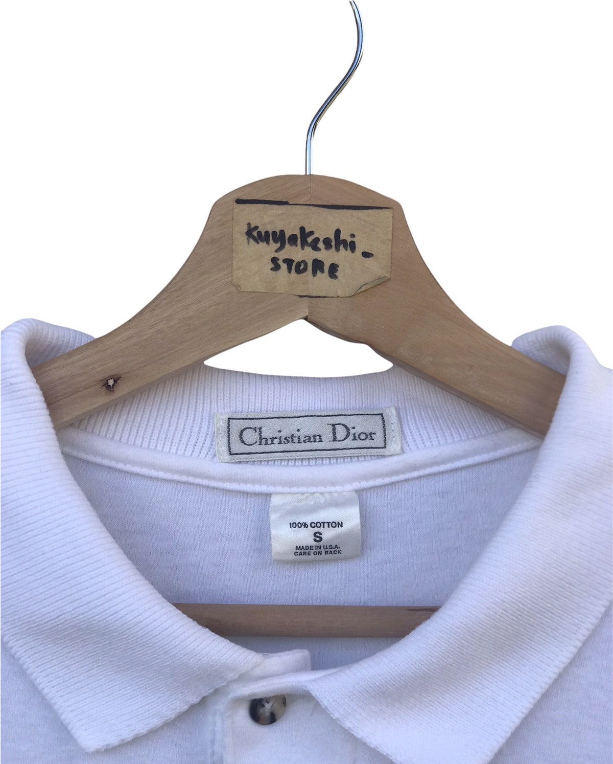 Christian Dior Monsieur Dior White Collar Shirt Size US S / EU 44-46 / 1 - 2 Thumbnail