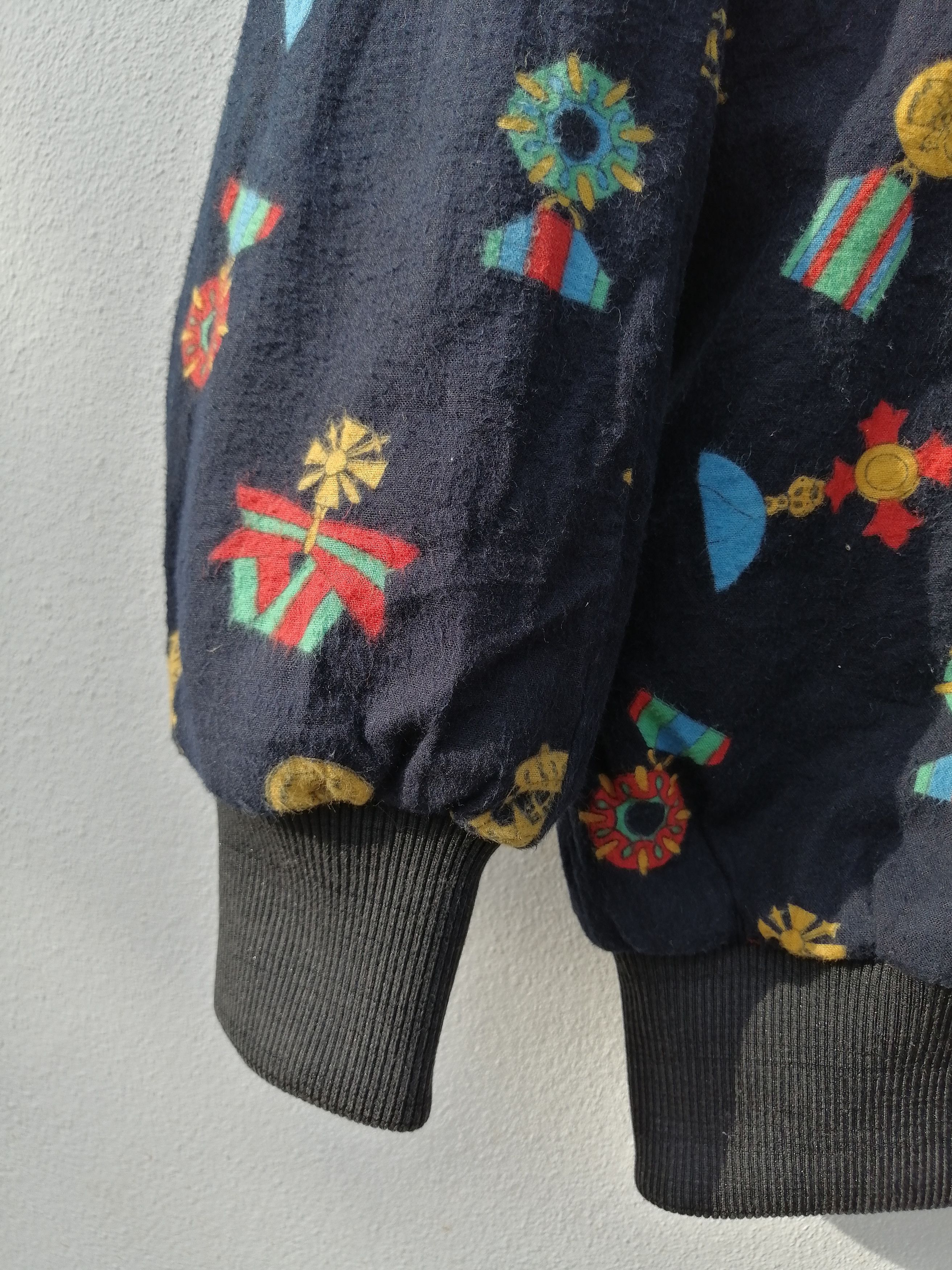 Japanese Brand Medal Full Print Cotton Sweatshirt Size US L / EU 52-54 / 3 - 3 Thumbnail