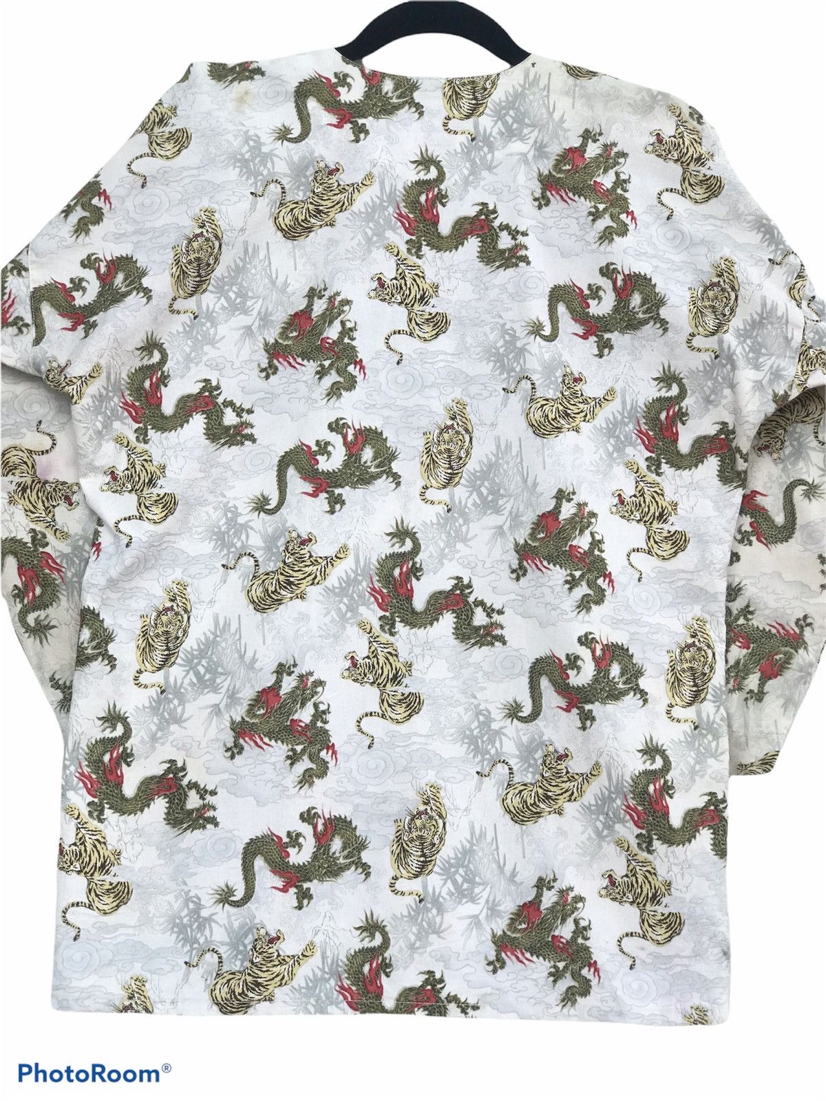 Japanese Brand Shirt Button up Long Sleeve Dragon Tiger Size US M / EU 48-50 / 2 - 5 Thumbnail