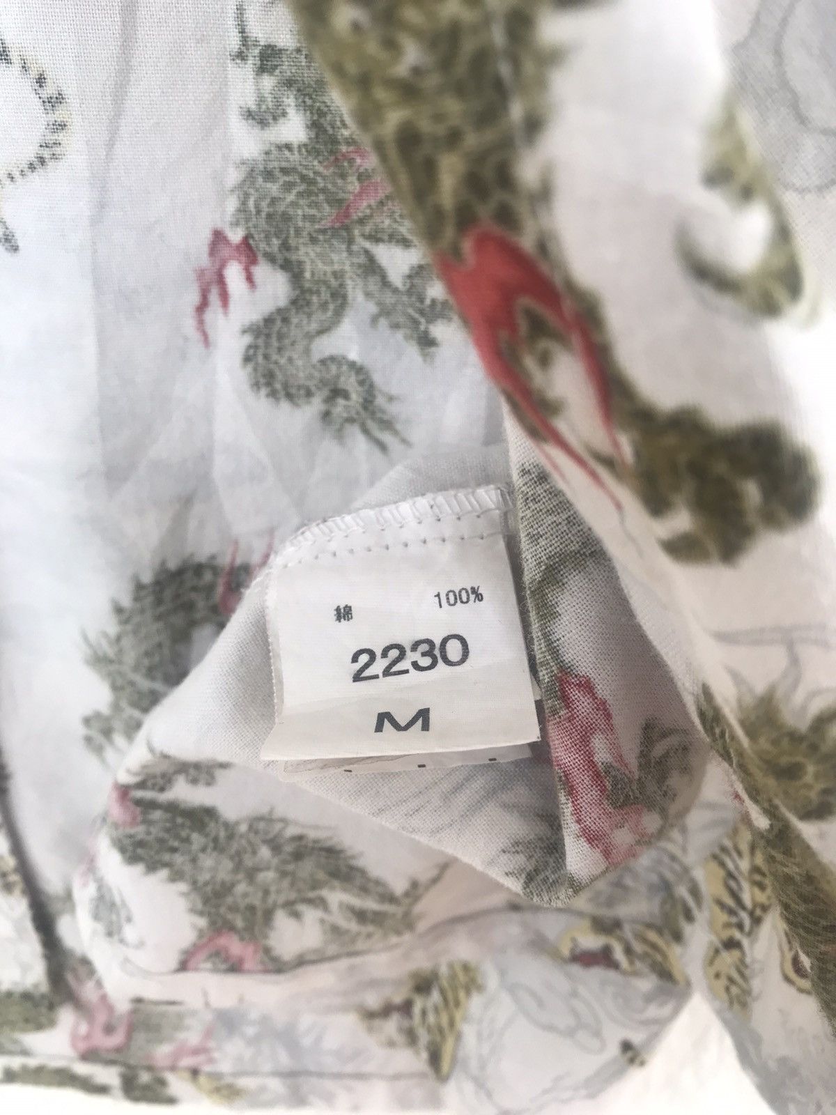 Japanese Brand Shirt Button up Long Sleeve Dragon Tiger Size US M / EU 48-50 / 2 - 13 Thumbnail