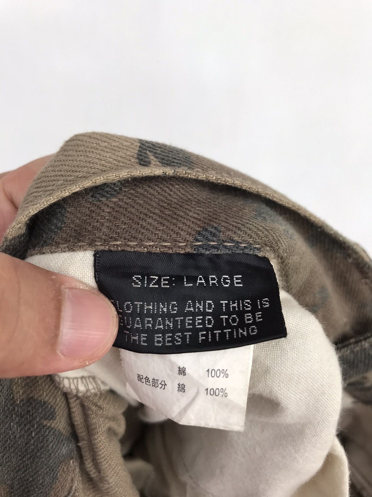 Japanese Brand Vintage Bondage Camo Cargo Pant Size US 30 / EU 46 - 11 Thumbnail