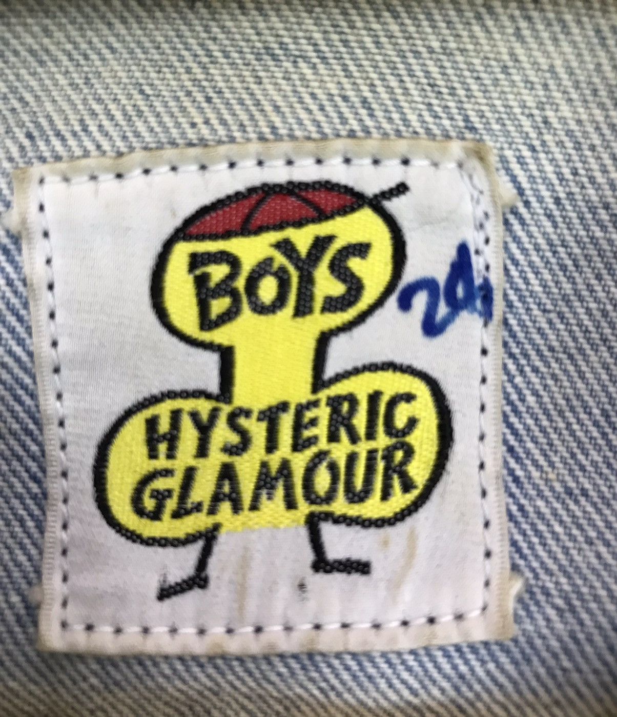 Hysteric Glamour Rare Vintage Boys Hysteric Glamour Big Logo Jacket Free Size Size US L / EU 52-54 / 3 - 16 Thumbnail