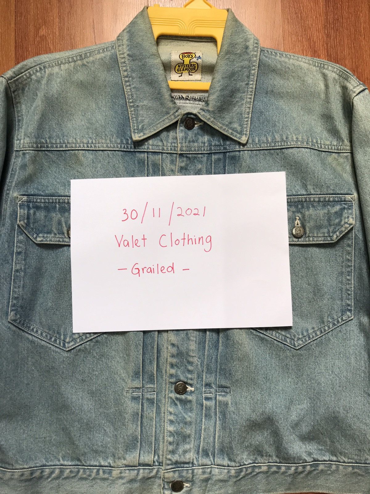 Hysteric Glamour Rare Vintage Boys Hysteric Glamour Big Logo Jacket Free Size Size US L / EU 52-54 / 3 - 19 Thumbnail