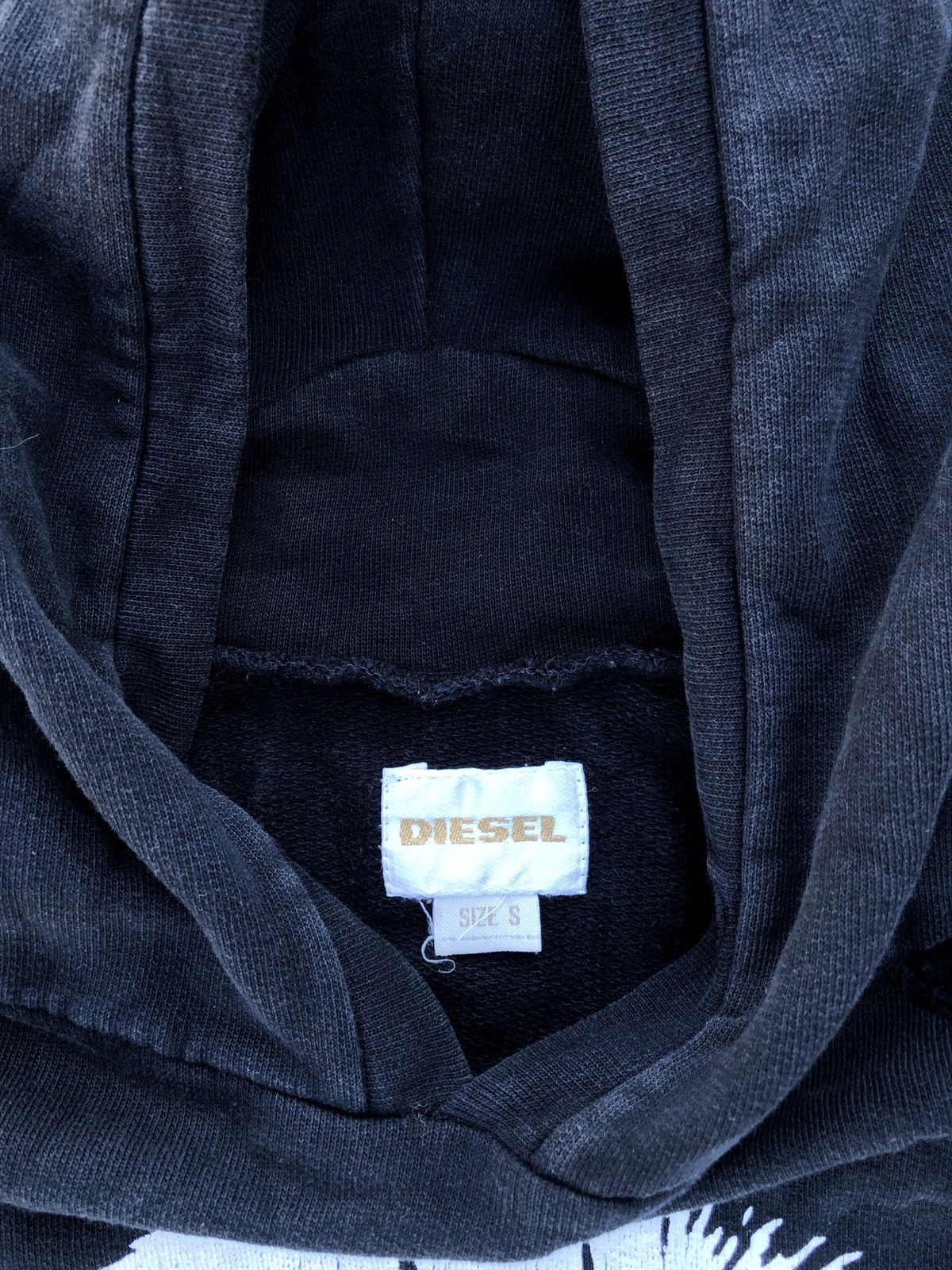 Y2K Vintage Diesel Logo Graphic Print Hoodie